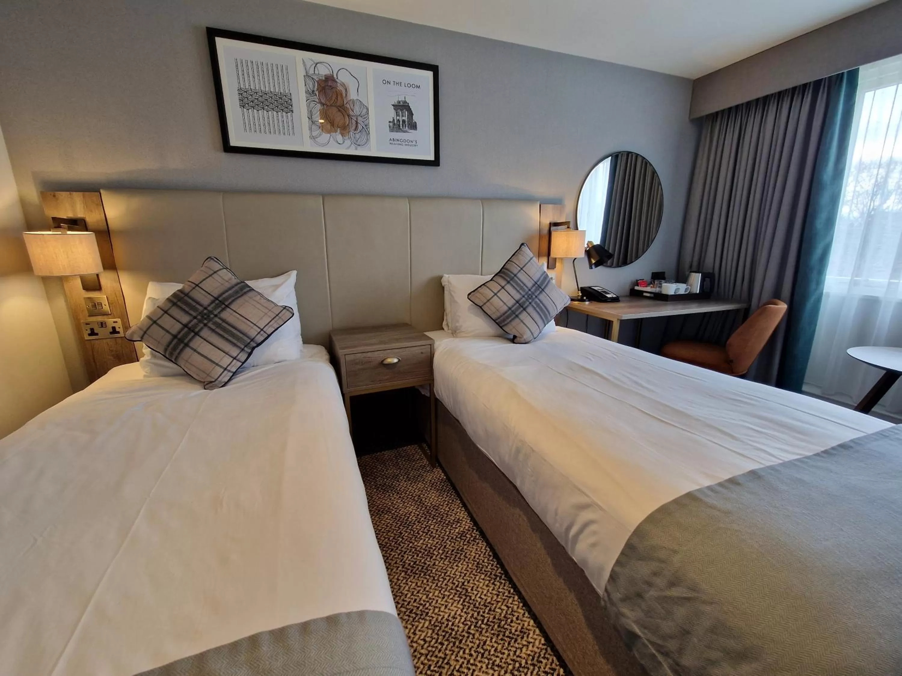 Bed in Milton Hill House