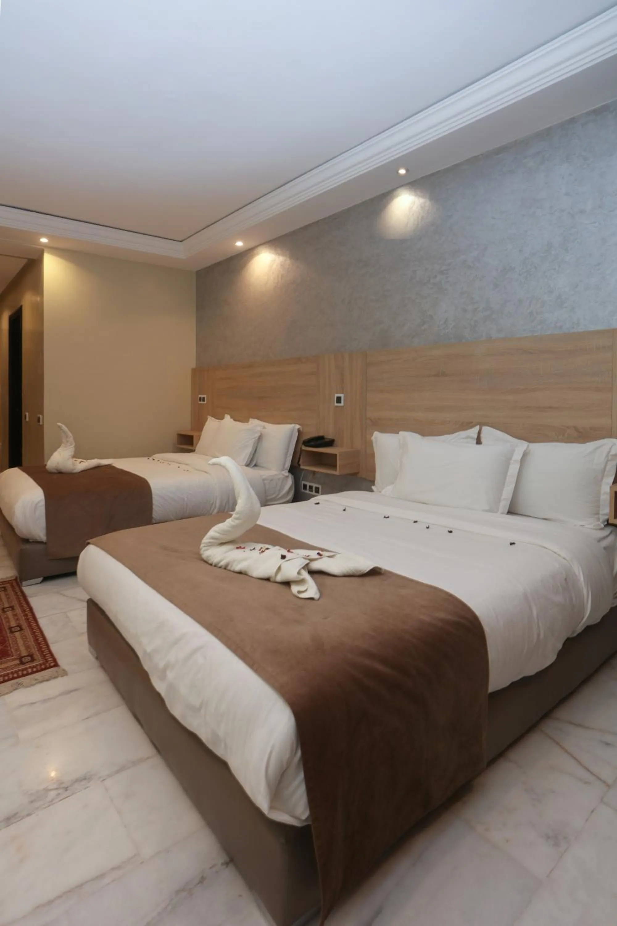 Bed in Imperial Holiday Hôtel & spa