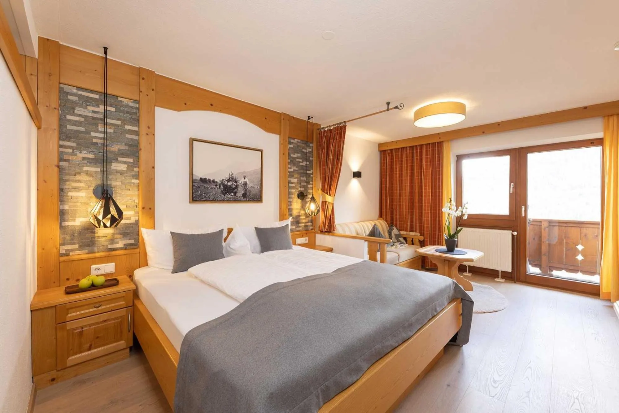 Superior Double Room with Balcony in Aktiv Panoramahotel Daniel