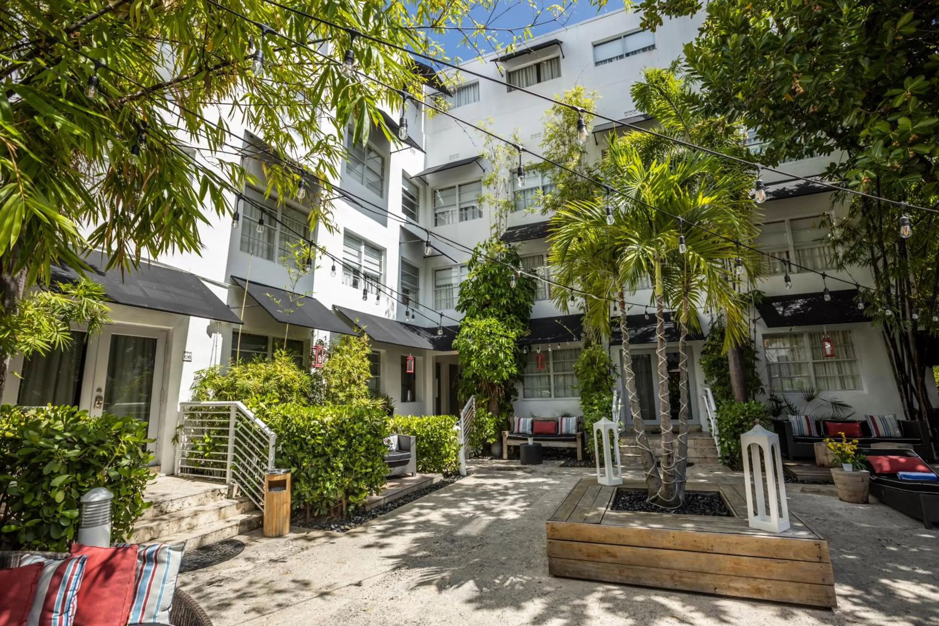 Patio in Metropole Suites South Beach