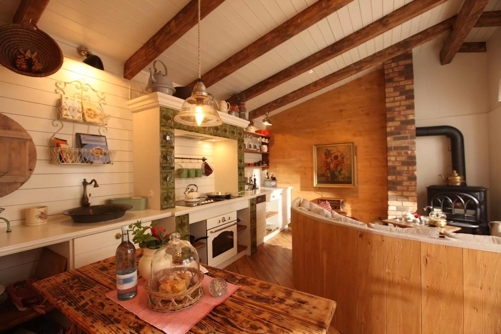 kitchen in Weißt Du noch - Gästehäuser & Suiten