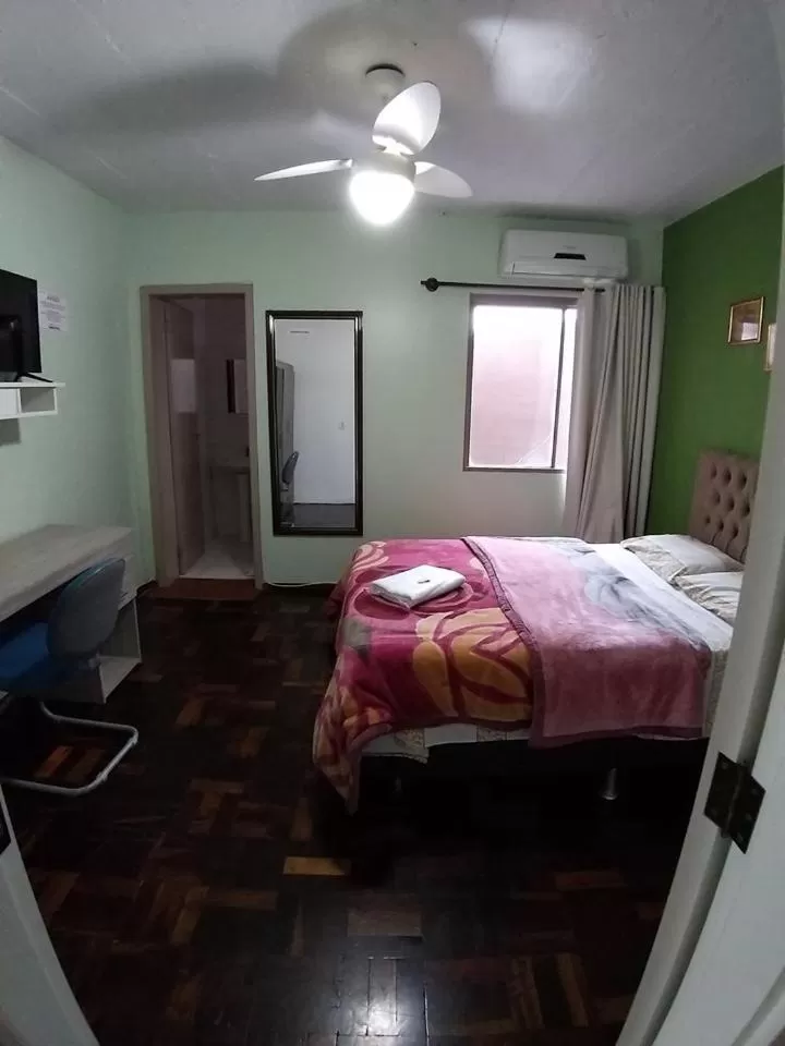 Bed in Hotel Pousada Sinos