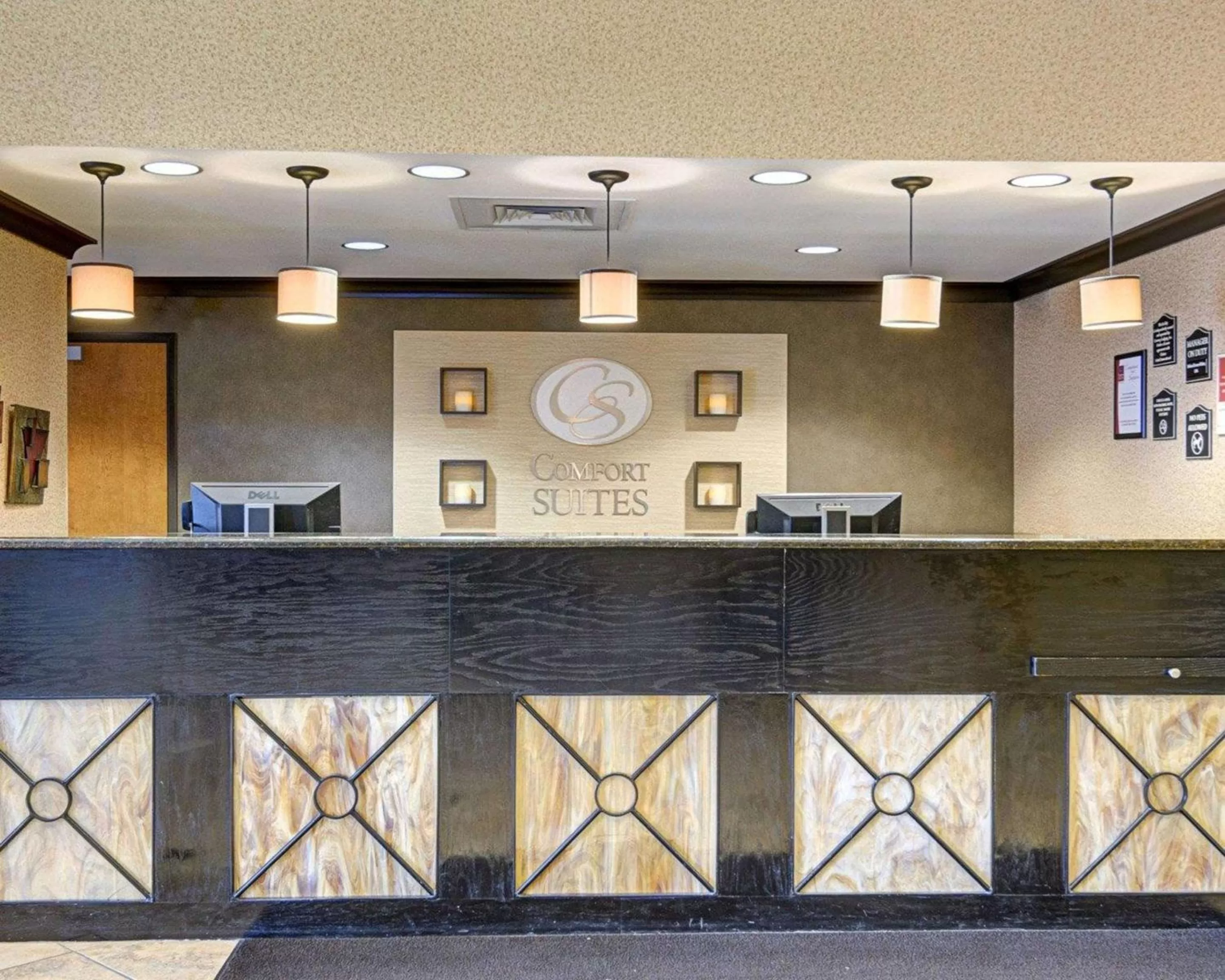 Lobby or reception in Comfort Suites Conway