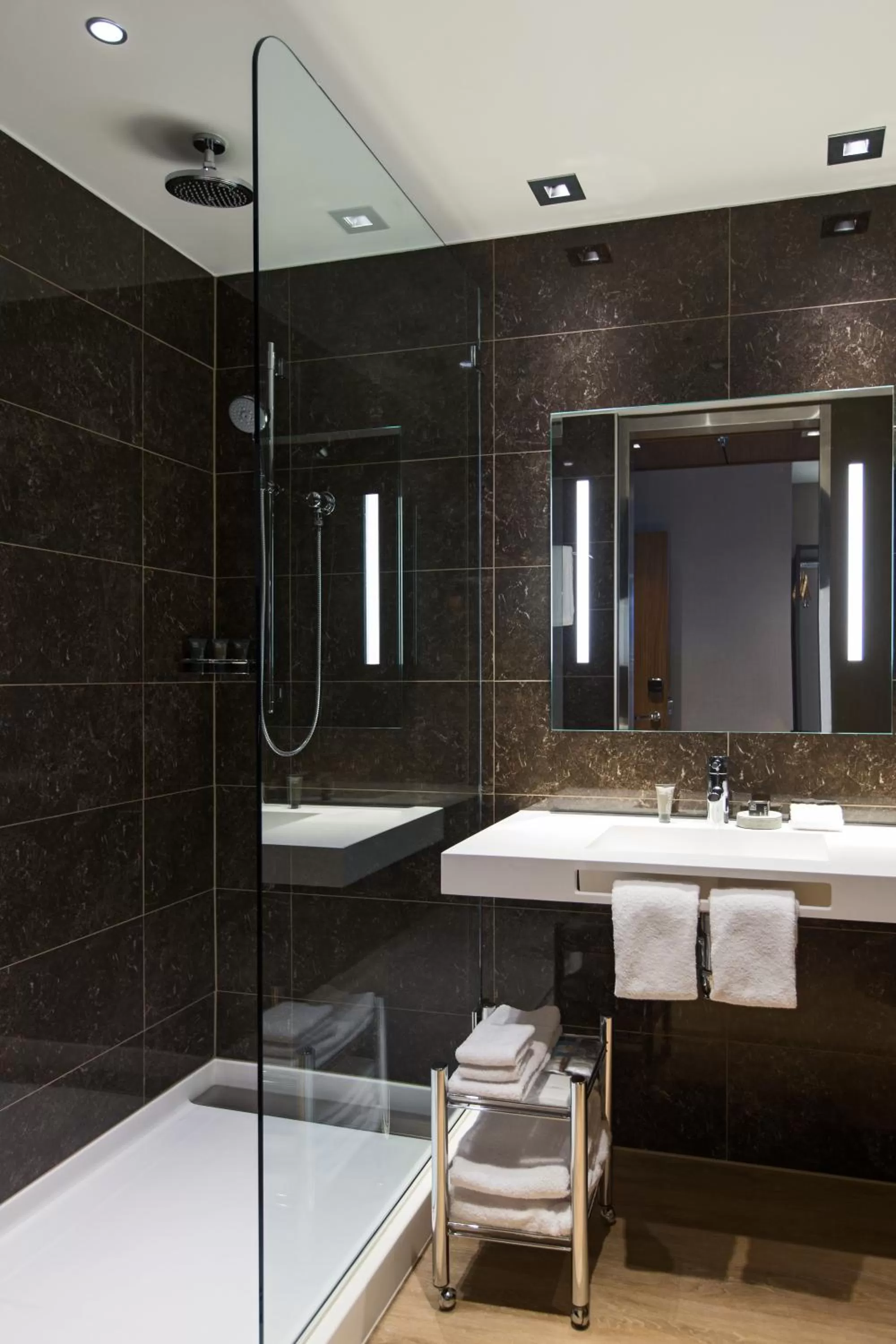 Bathroom in AC Hotel Cincinnati at Liberty Center