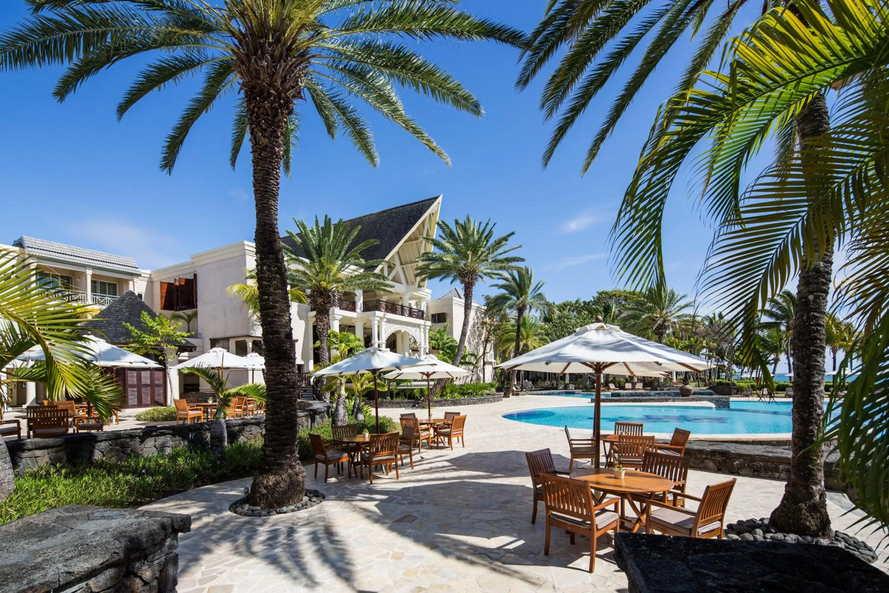 Restaurant/places to eat in The Residence Mauritius