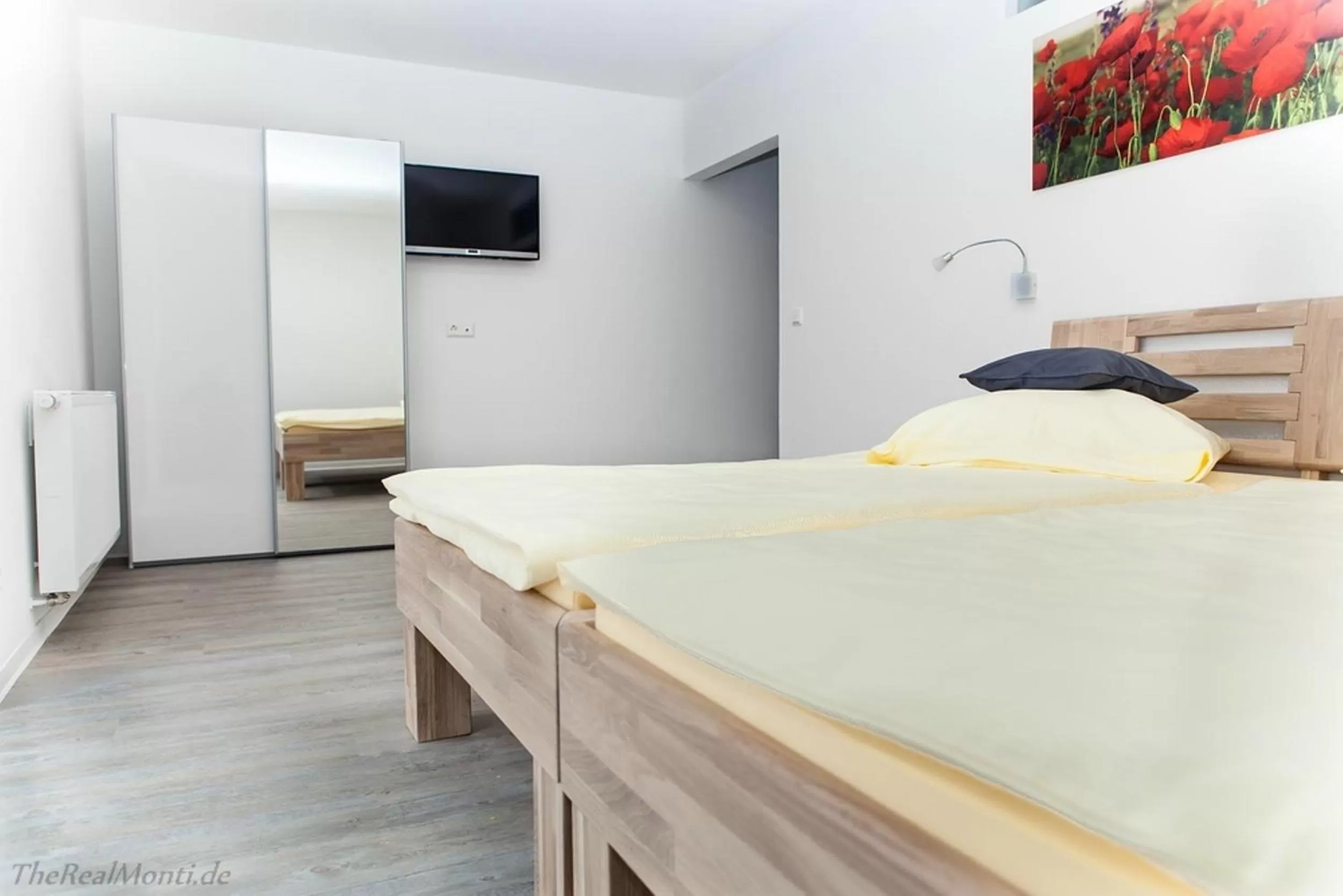 Bed in Hotel Duwakschopp