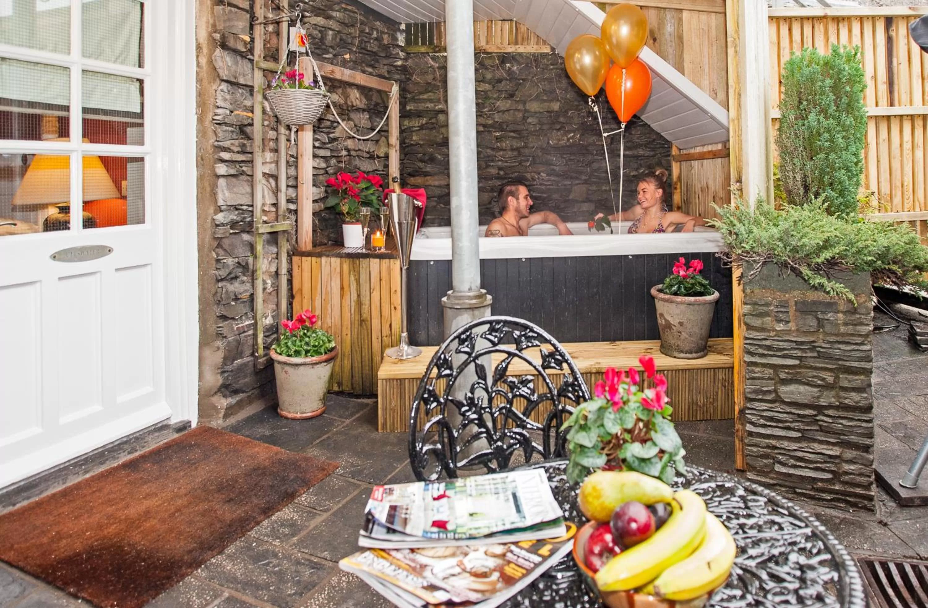 Patio in Windermere Boutique Hotel Spa Suites & Hot Tubs