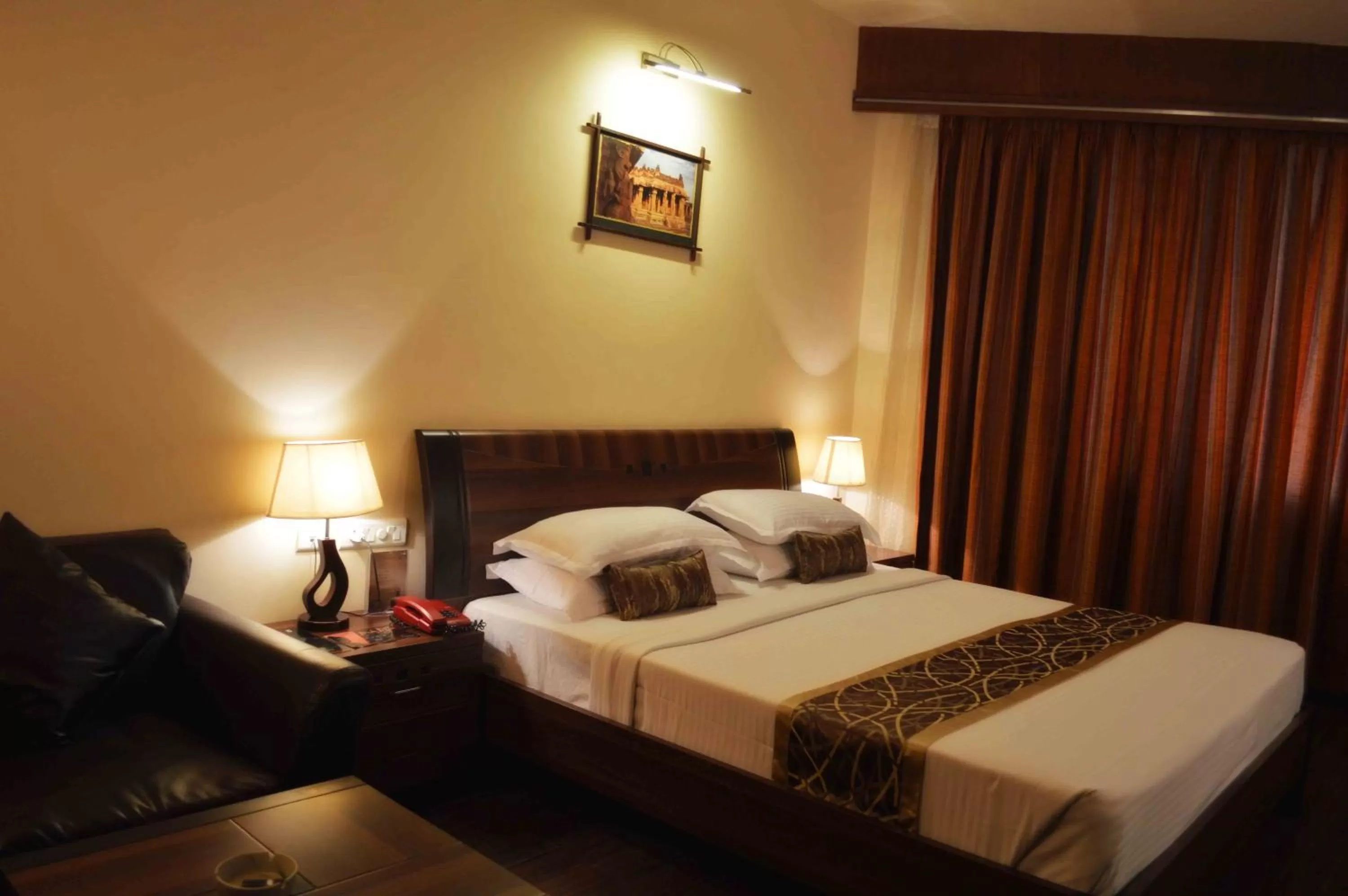 Bedroom, Bed in Malligi,Hampi