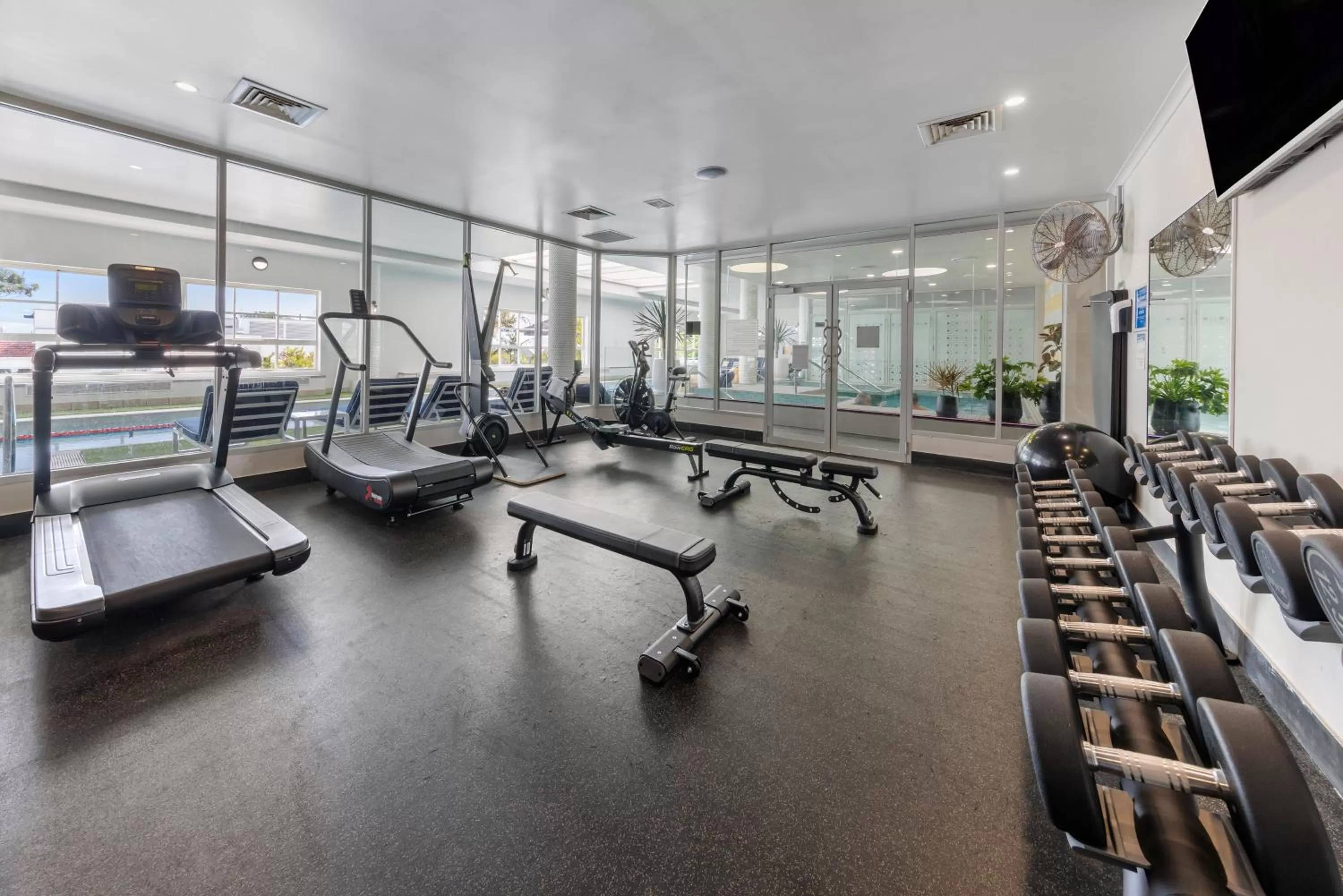 Fitness centre/facilities in Ramada Resort by Wyndham Shoal Bay