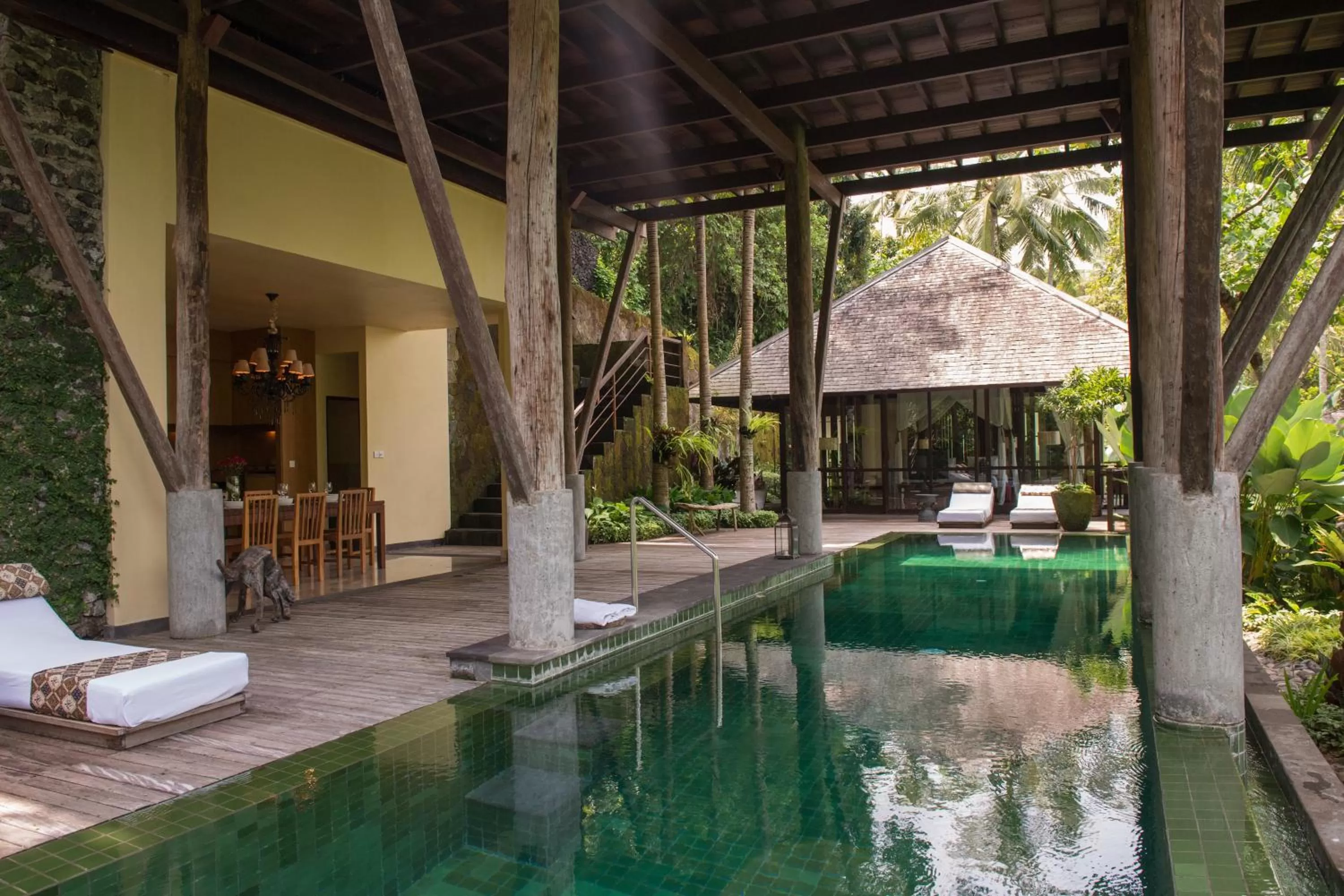 Patio in Komaneka at Bisma Ubud