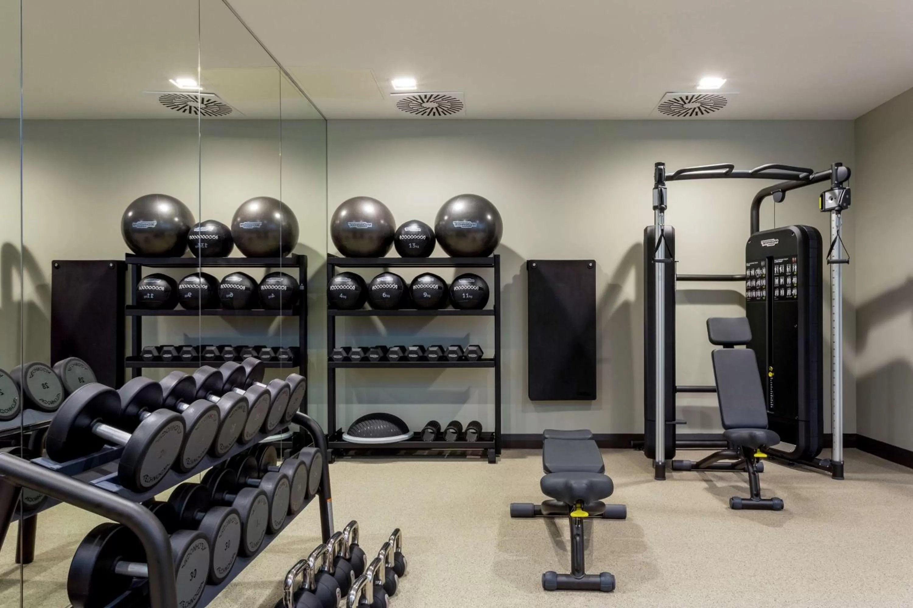 Fitness centre/facilities in Hilton Aberdeen TECA