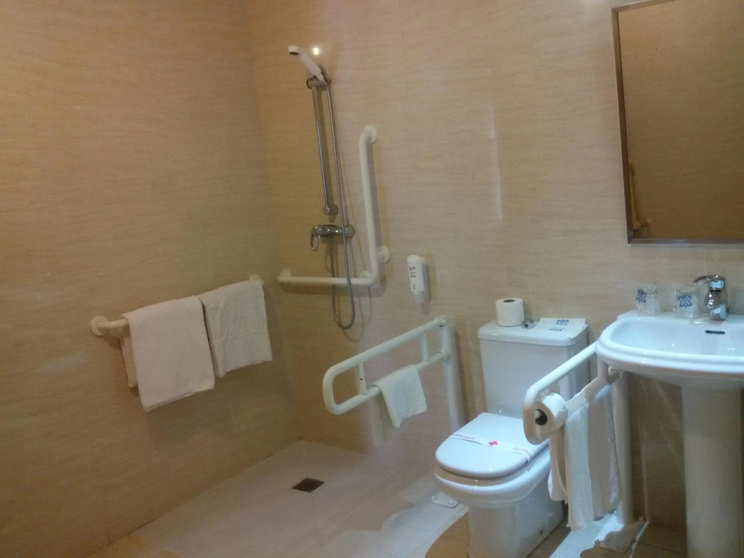 Toilet in Hotel II Castillas Ávila