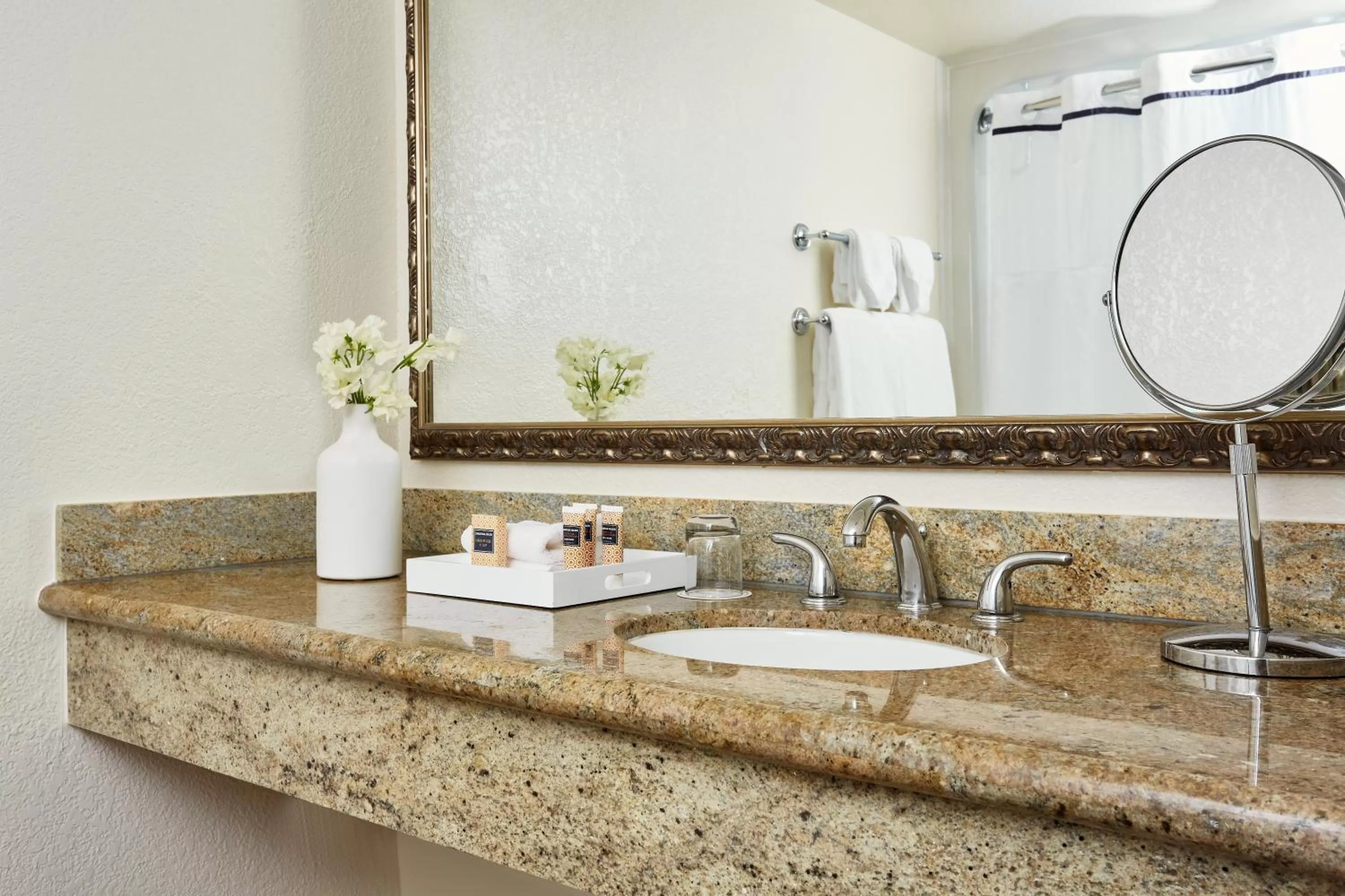 Bathroom in Waterfront Hotel, part of JdV by Hyatt