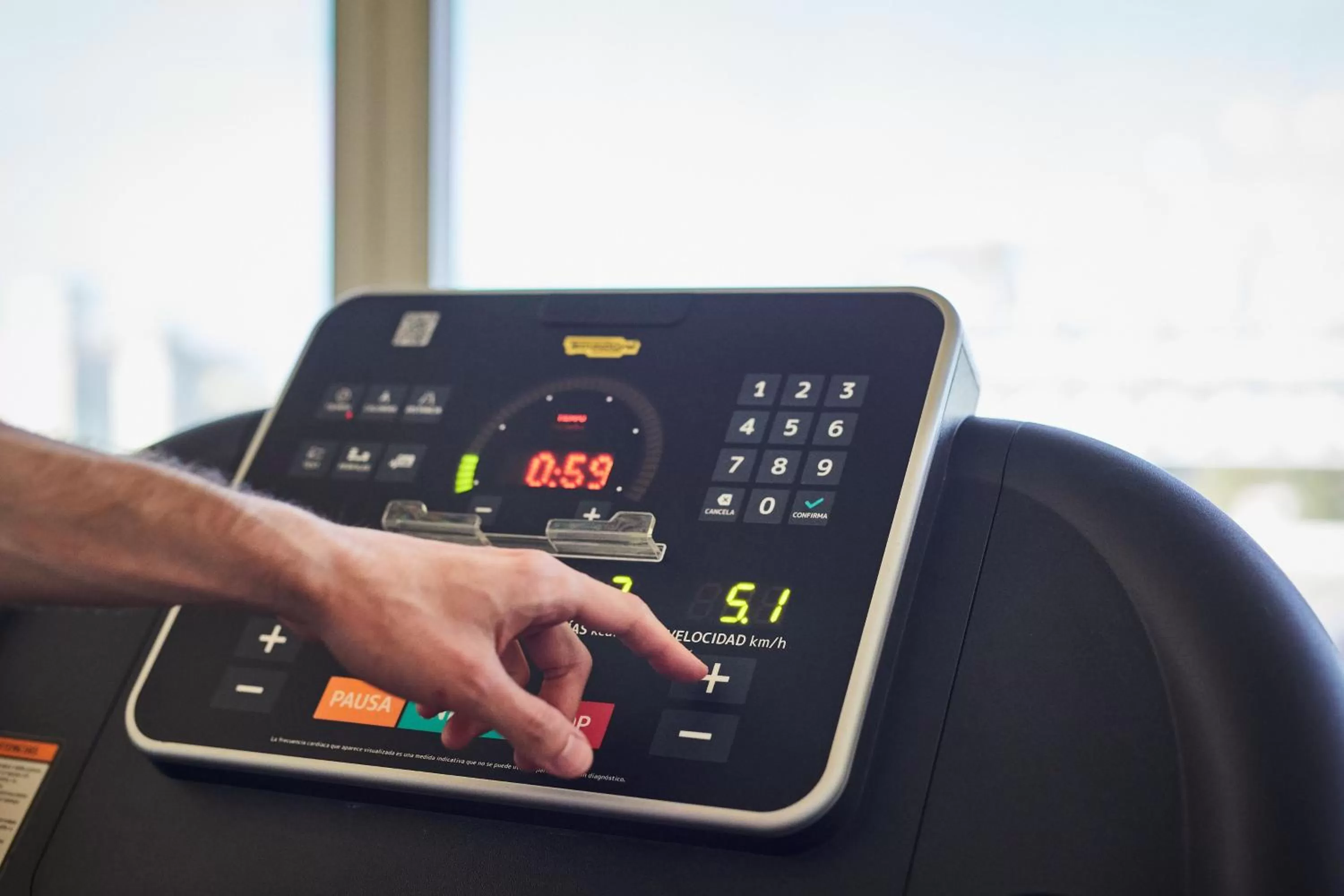 Fitness centre/facilities in Silken Al-Andalus Palace