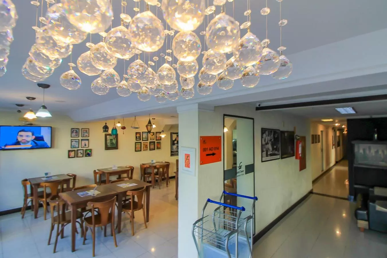 Lobby or reception, Restaurant/Places to Eat in Coral Express , próximo ao Hospital Ernesto Dorneles, Instituto do Coração, Embarcadeiro