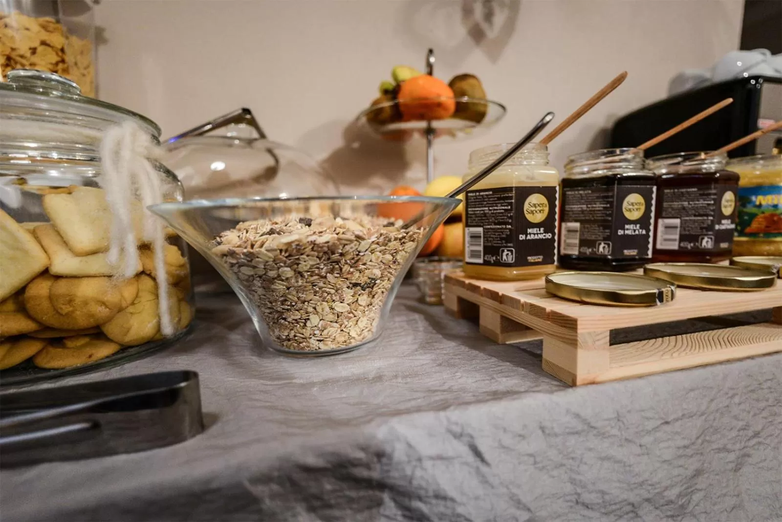 Food and drinks in Locanda Antico Casale Cesenatico