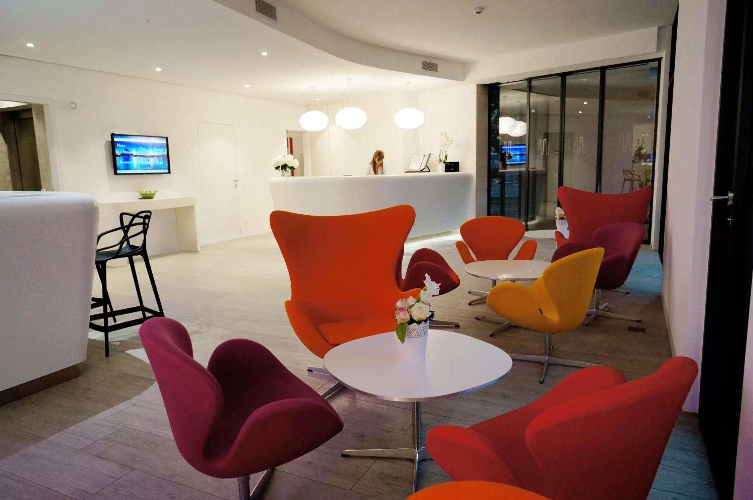 Lounge or bar in Hotel City Lugano