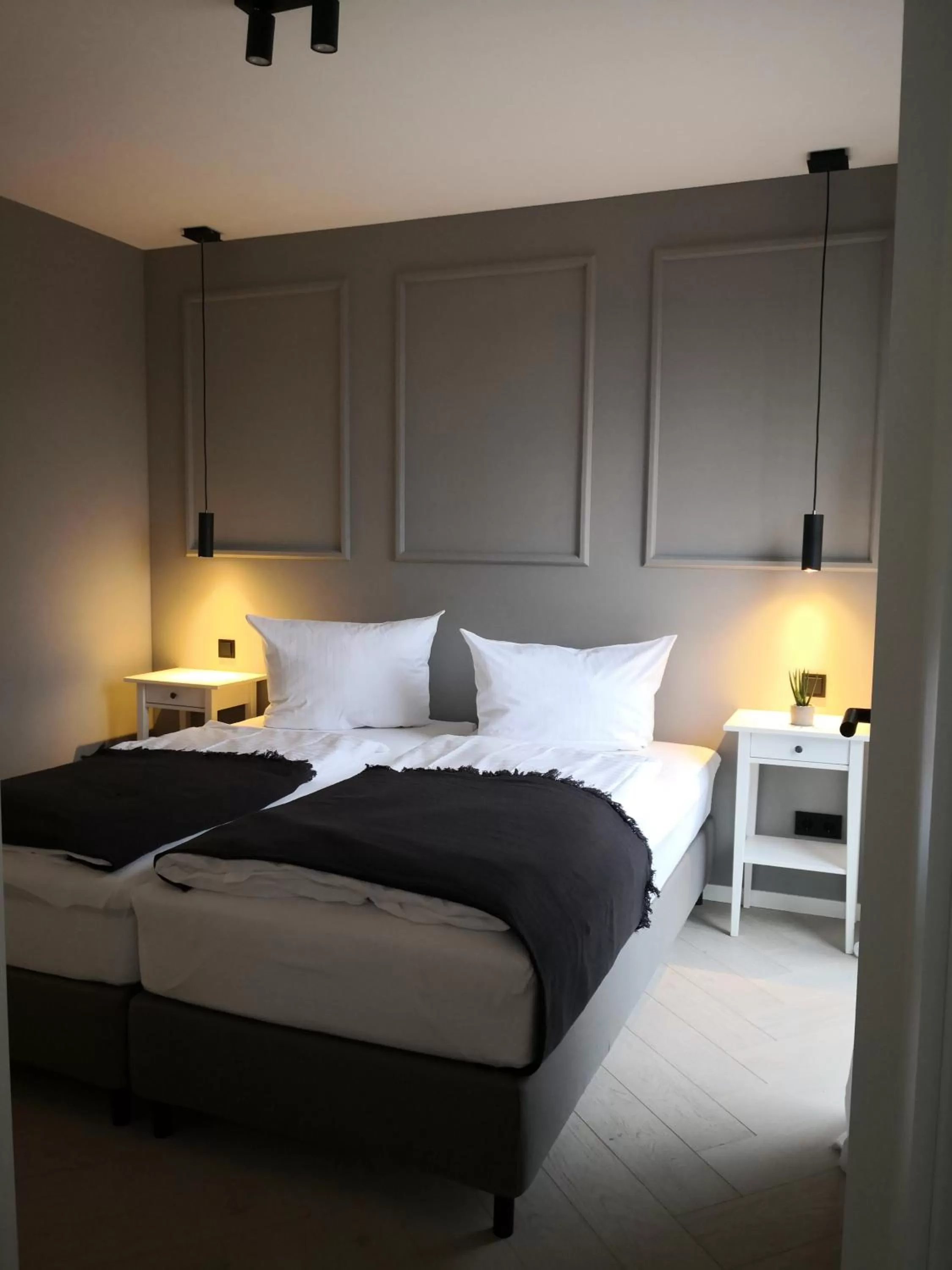 Bedroom, Bed in Ferienhaus Stadtblick