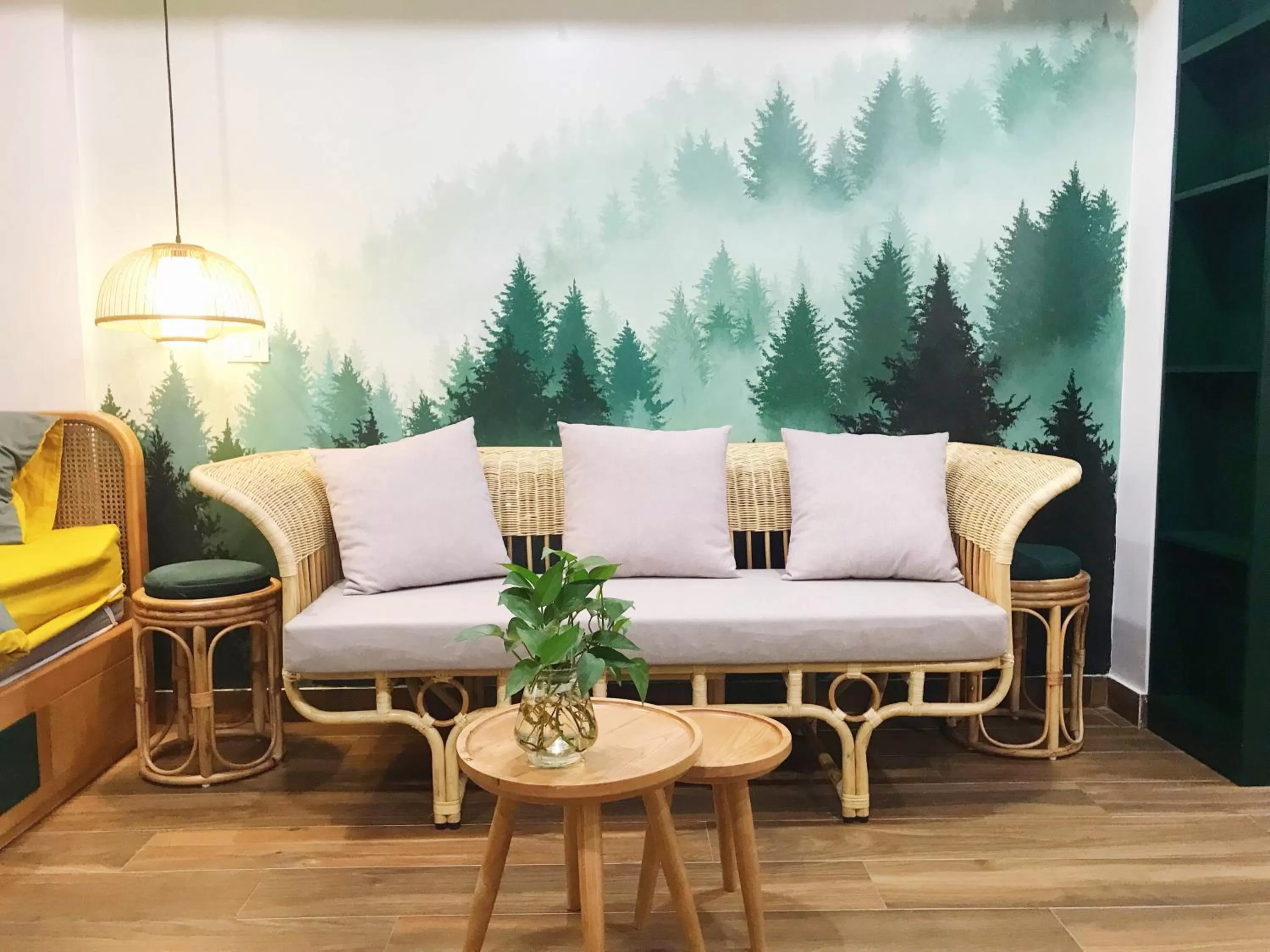 Living room in Lubi House Homestay