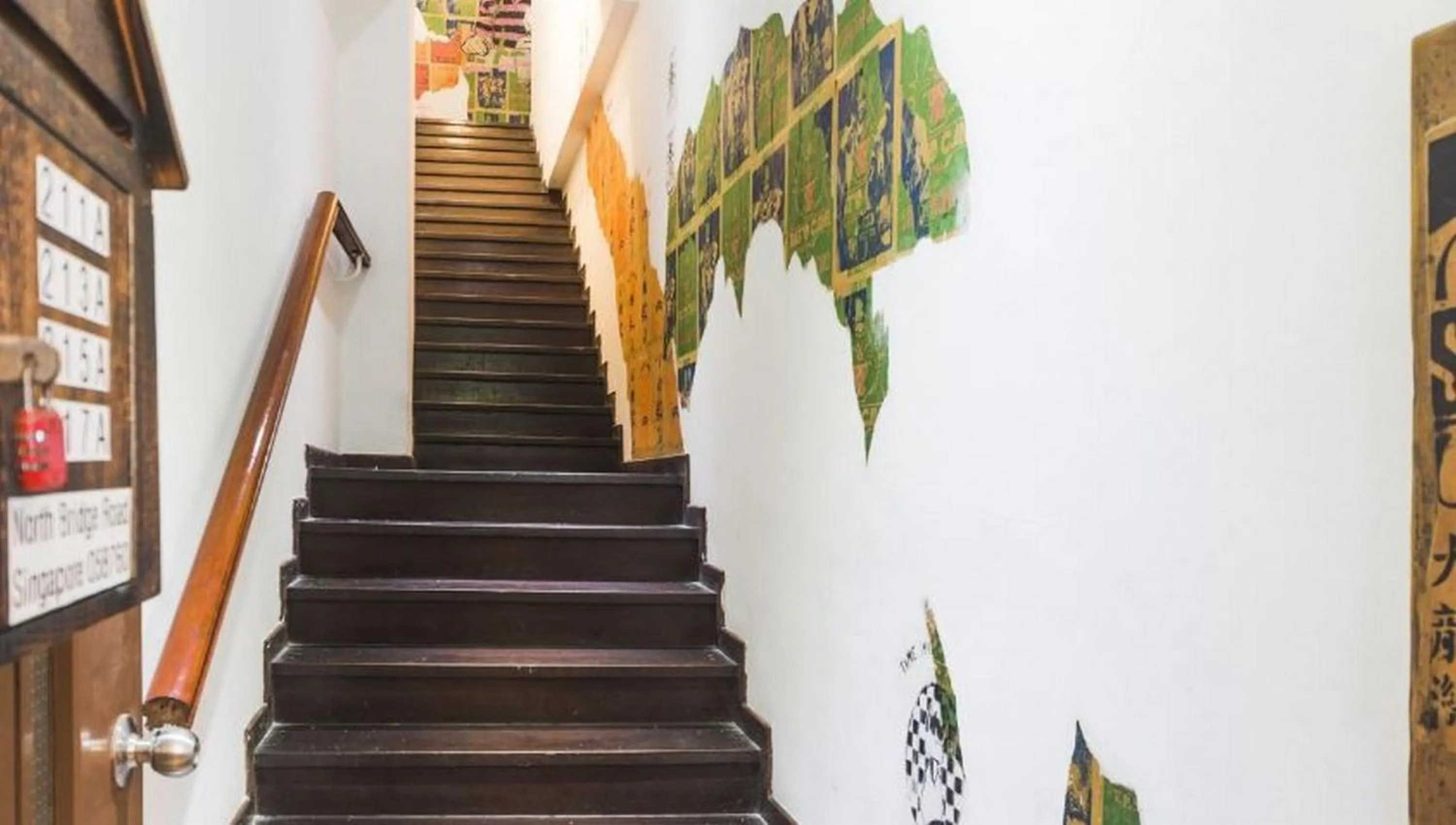 Facade/entrance in BEAT Arts Hostel at Chinatown