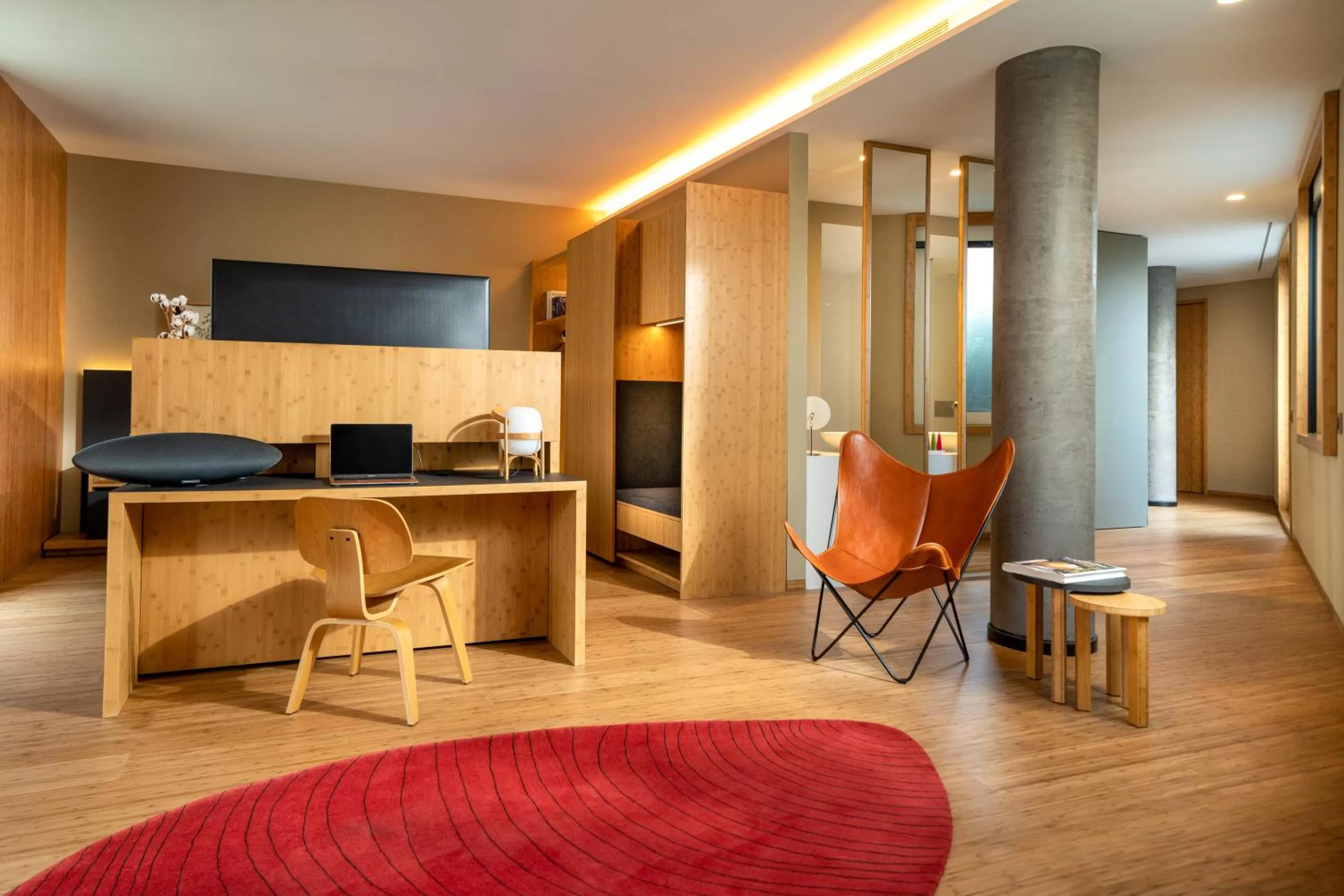 Seating area in Ocean Drive Barcelona