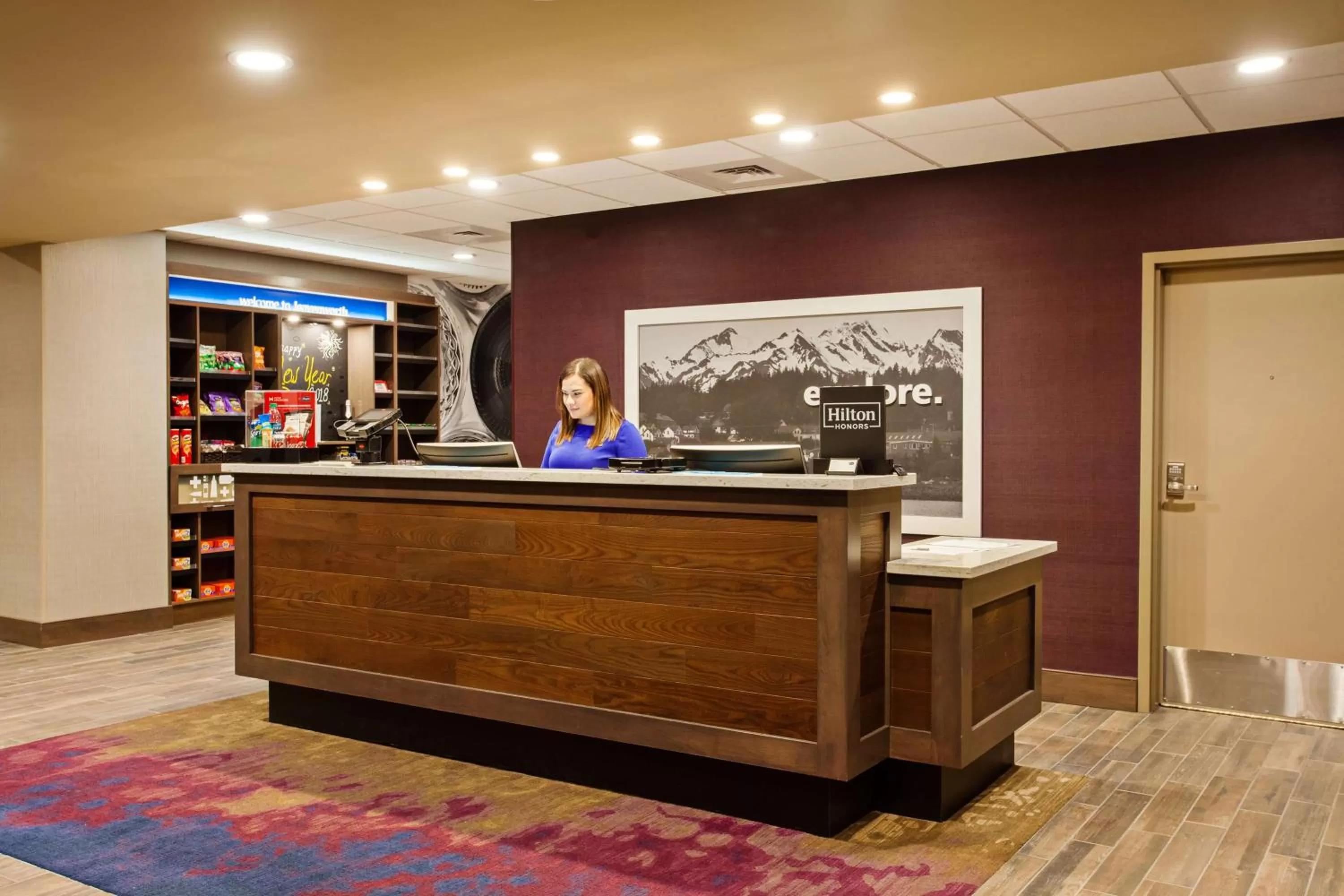 Lobby or reception in Hampton Inn & Suites Leavenworth