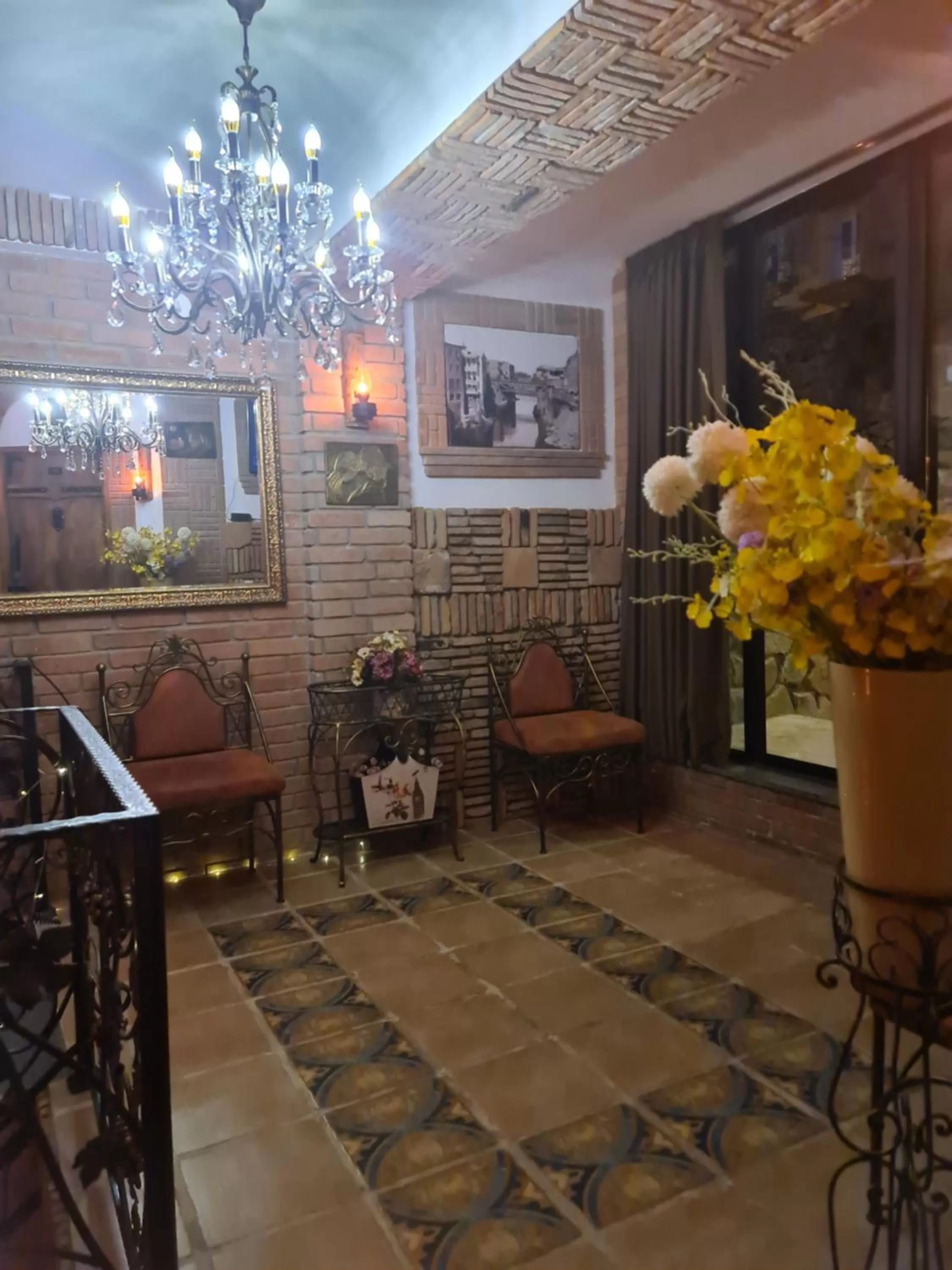 Seating area in Janashia Boutique Hotels