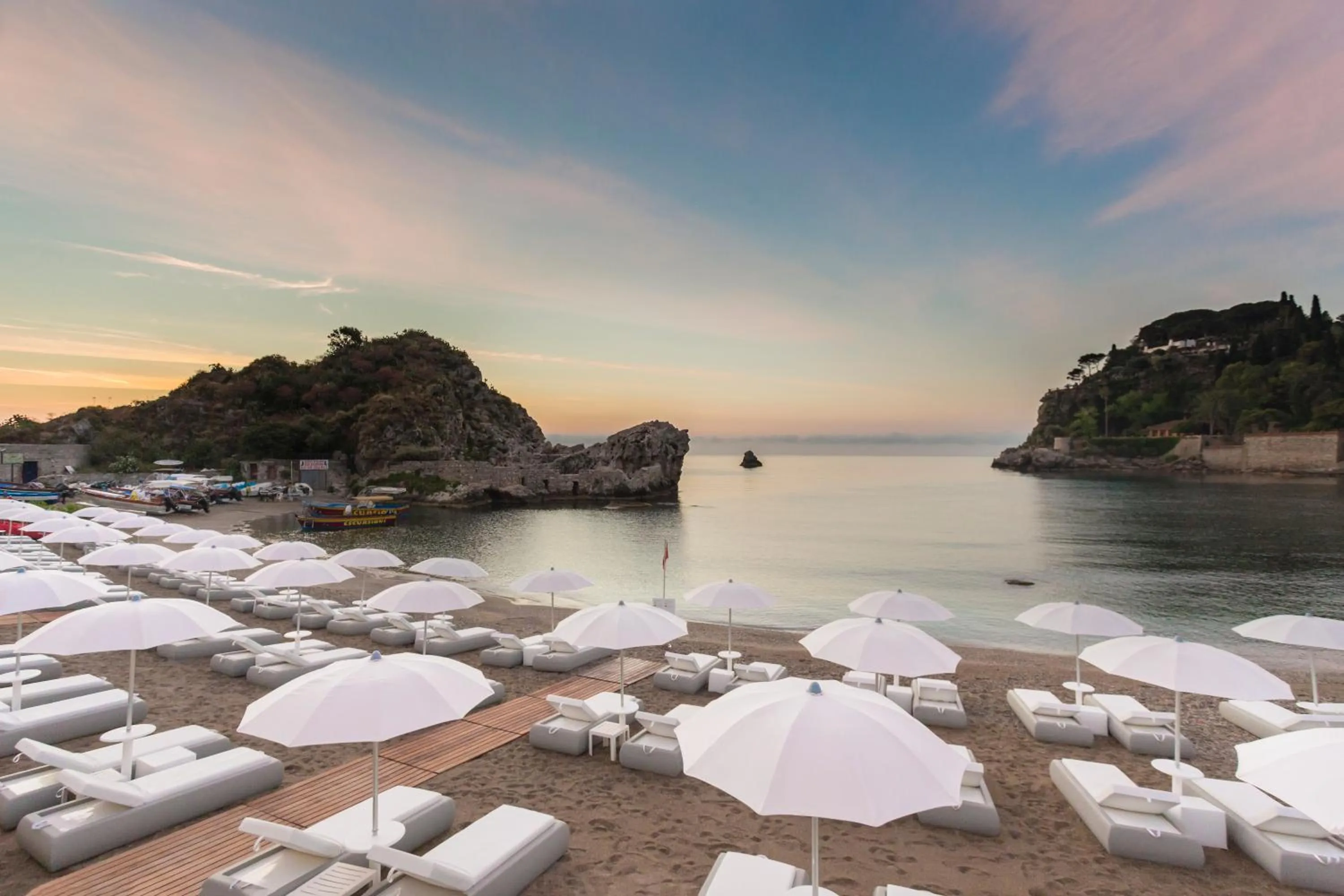 Beach in Mazzarò Sea Palace - The Leading Hotels of the World