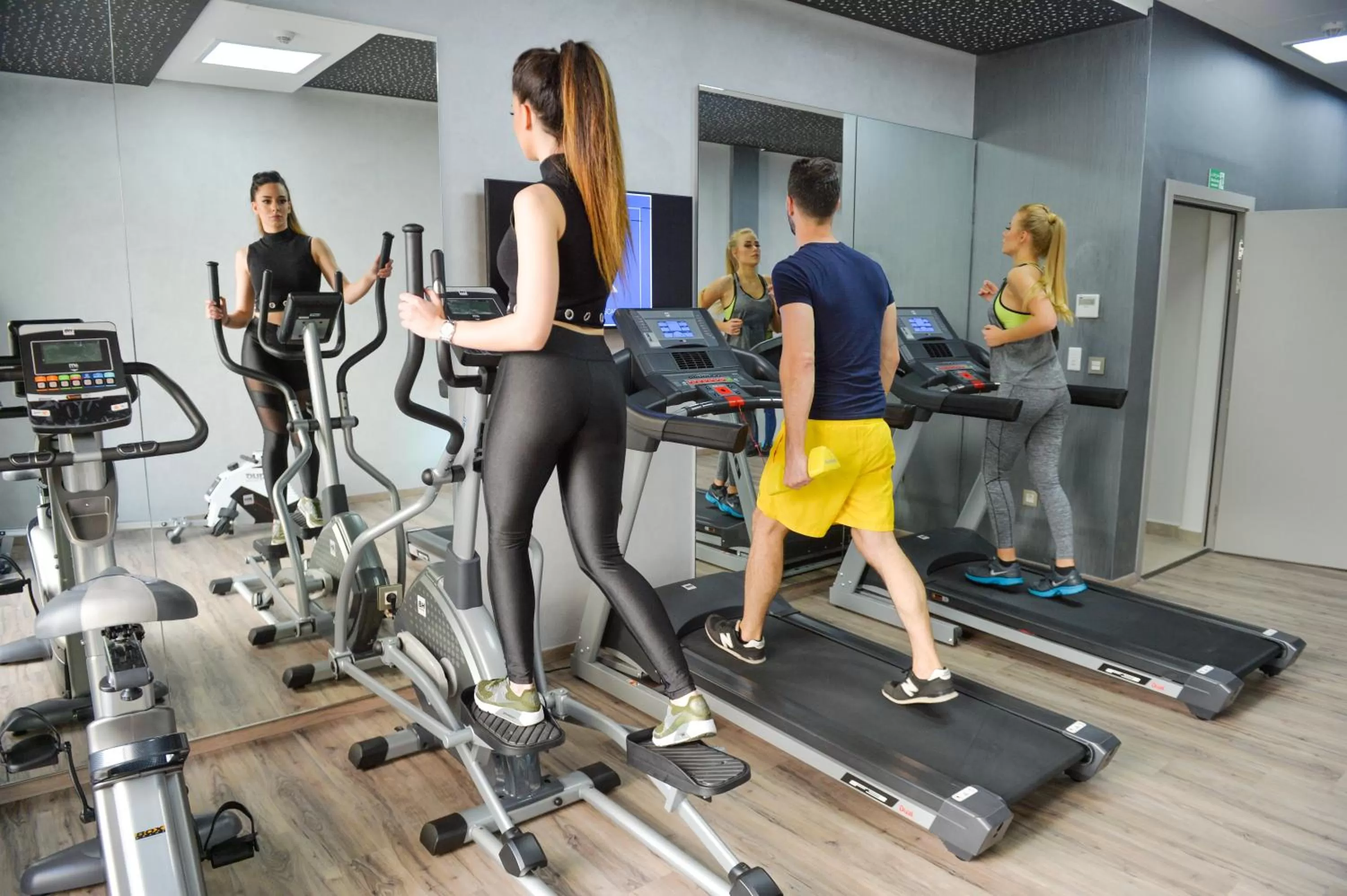 Fitness centre/facilities in Le 22 Appart'Hotel