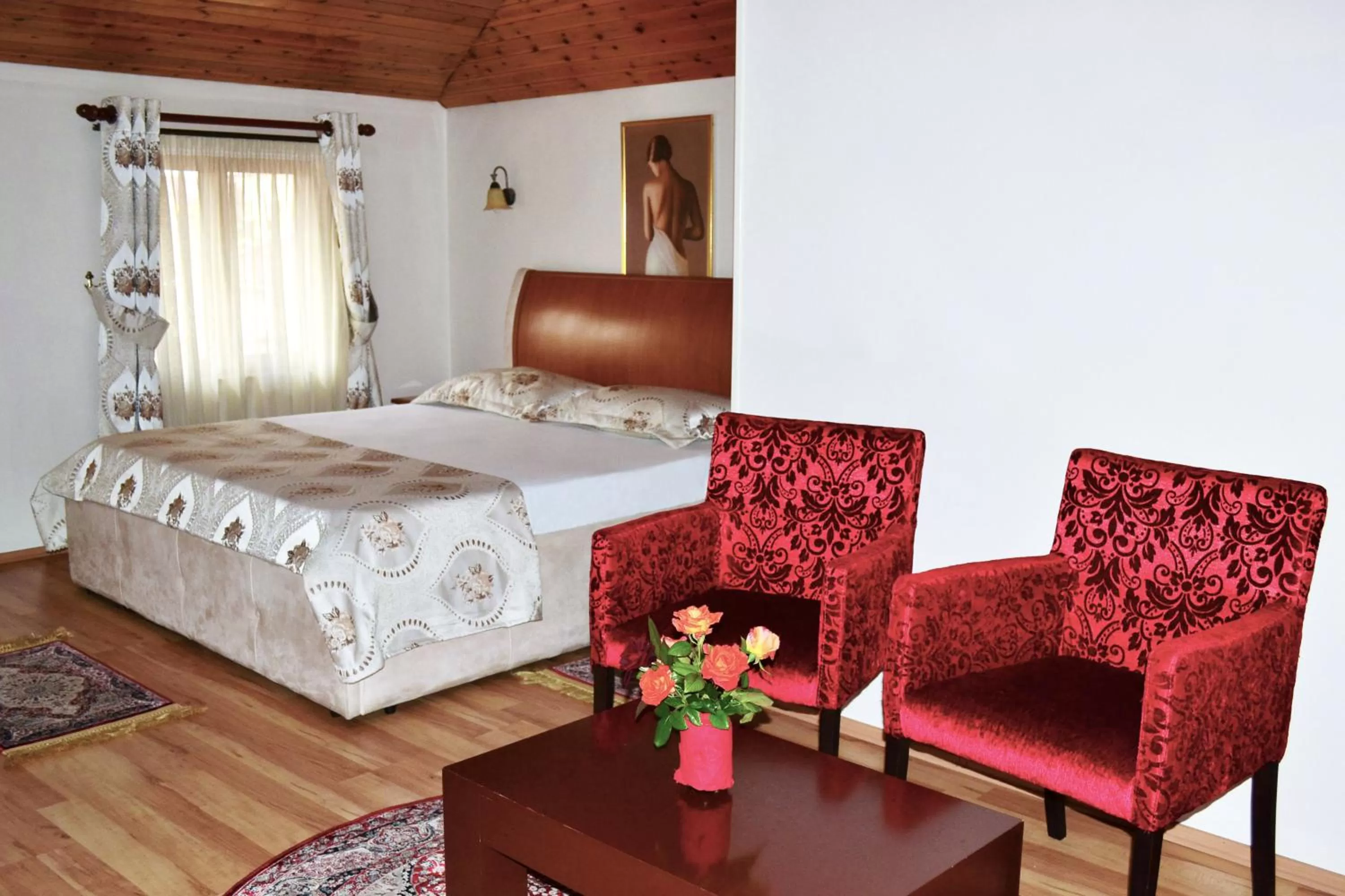 Bed in Hotel Villa Tafaj