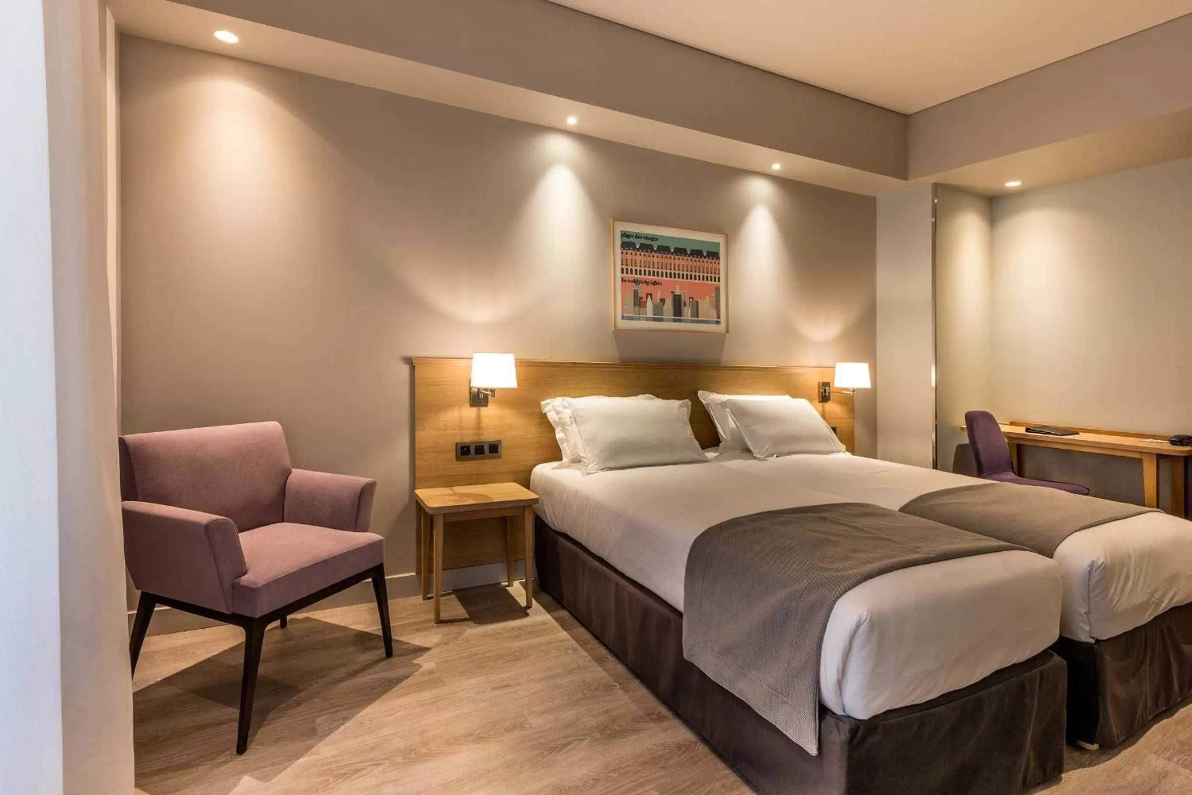 Bed in Hôtel Magellan