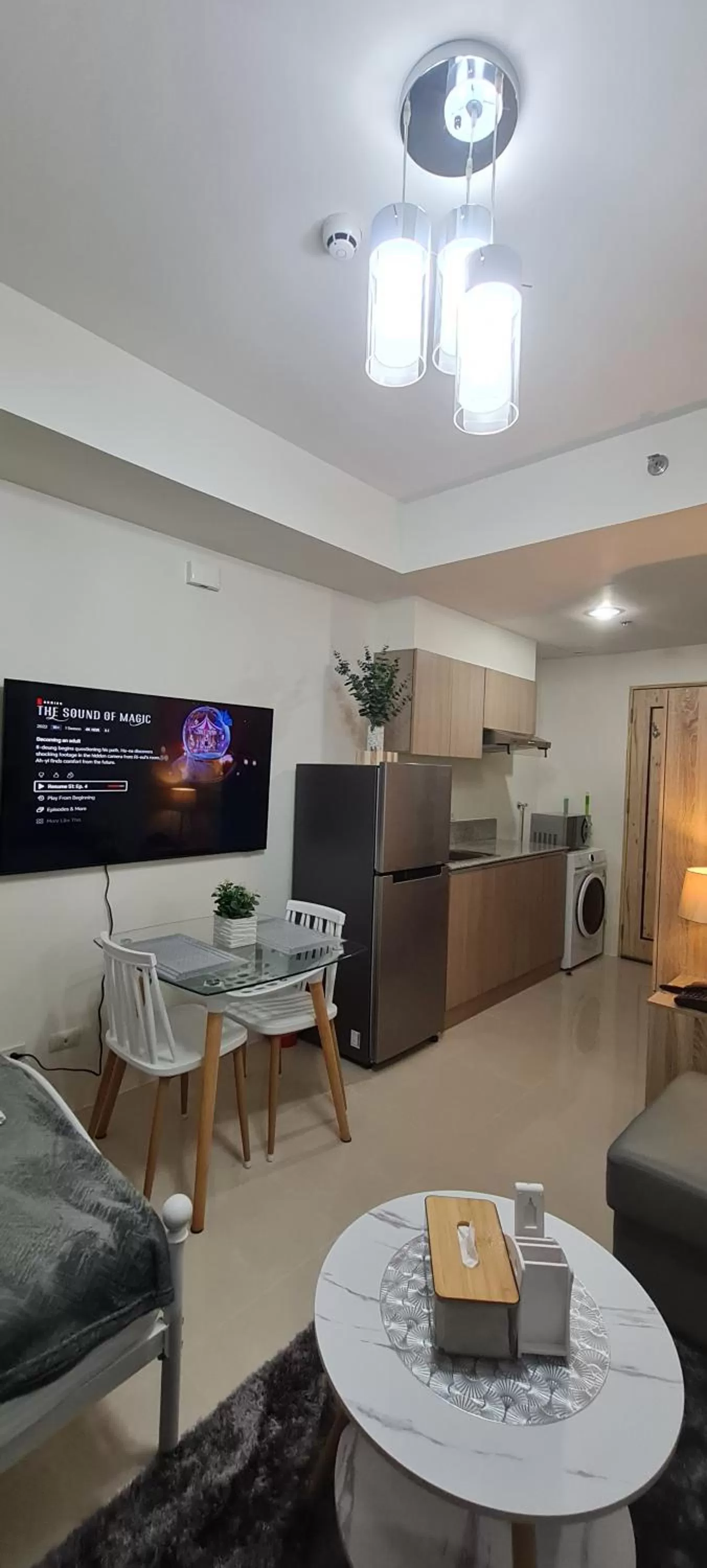 Communal lounge/ TV room in Inspiria Condo Units beside Abreeza Mall Davao