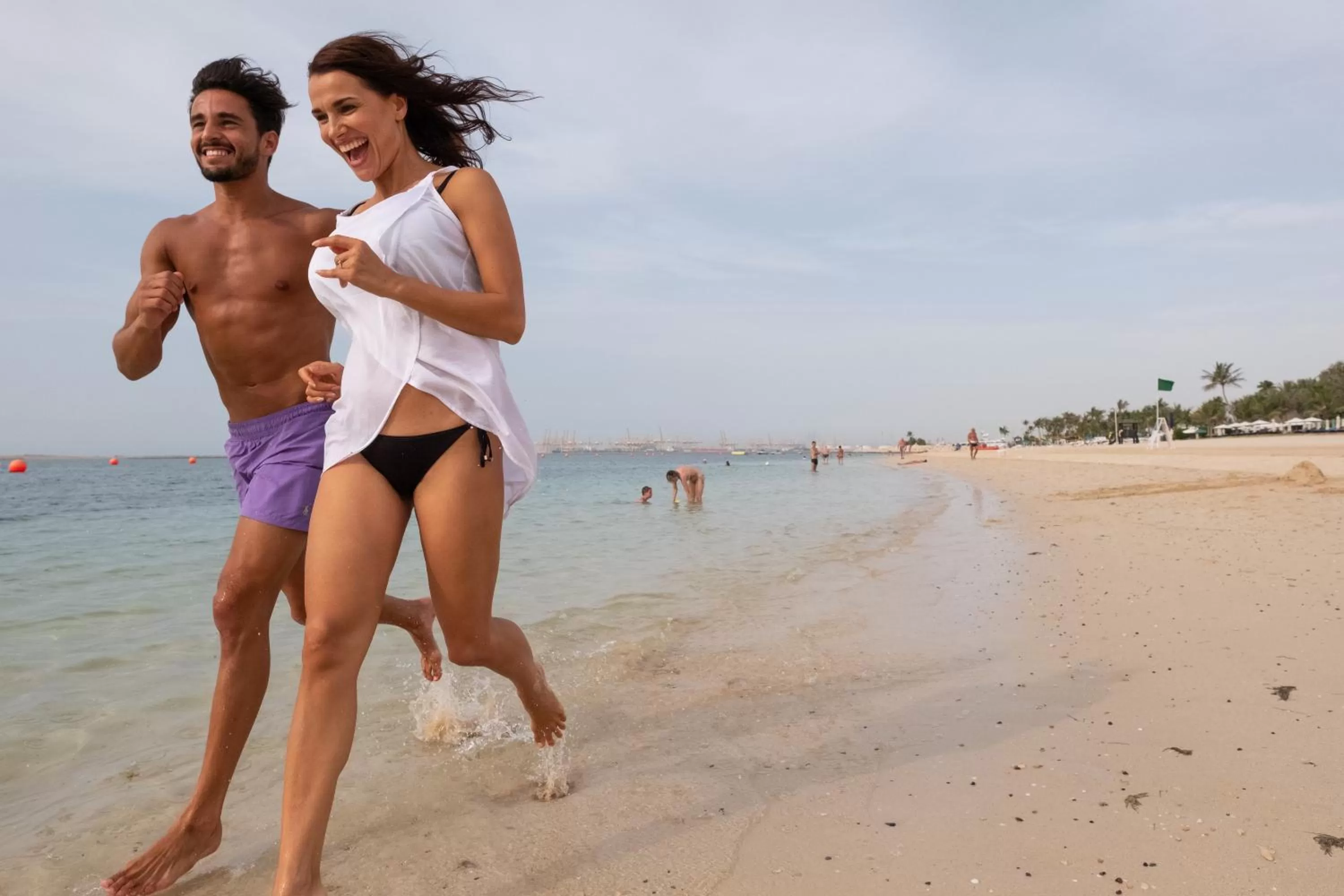 Beach in JA Lake View Hotel, Dubai