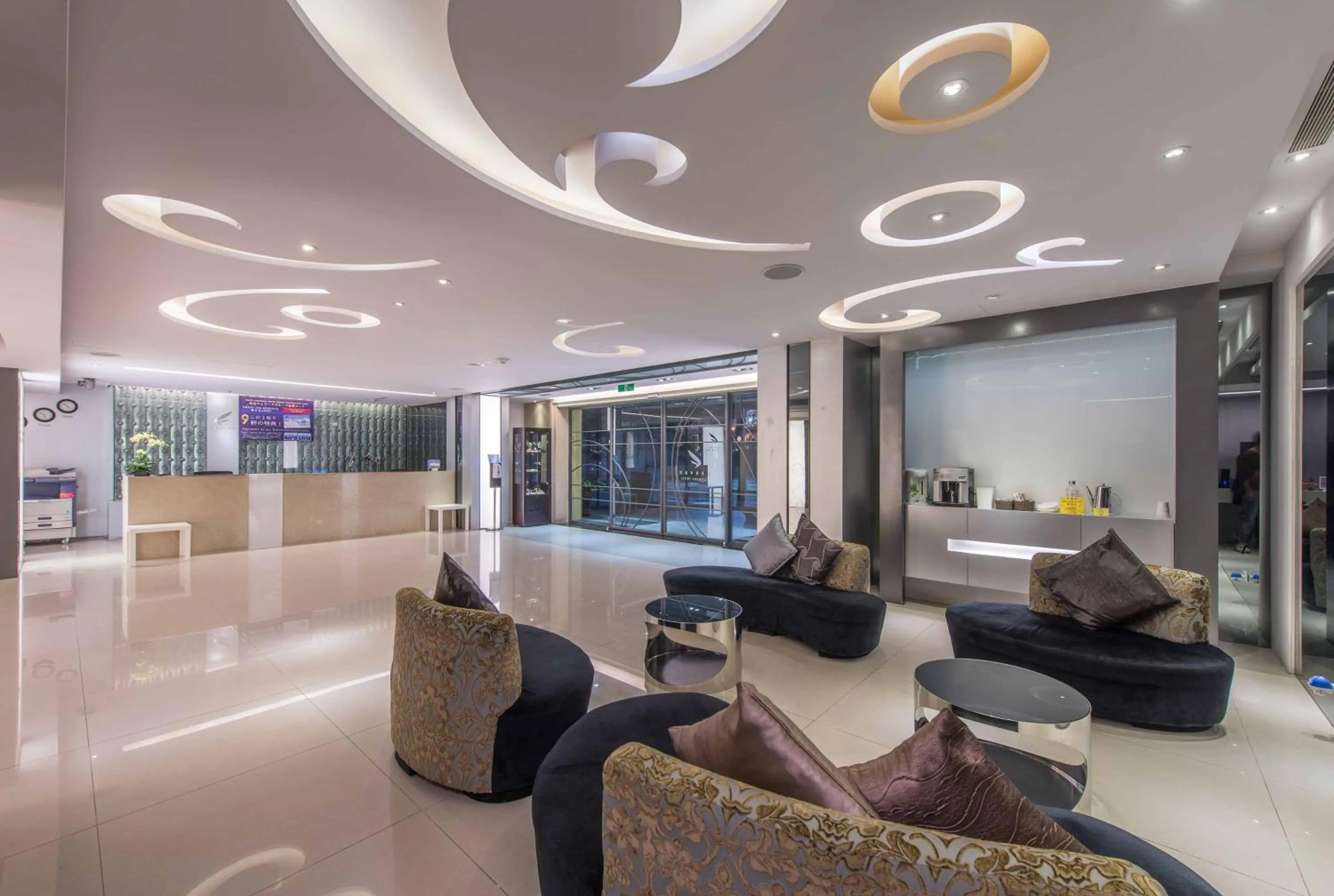 Lobby or reception in Forward Hotel Taipei Nangang