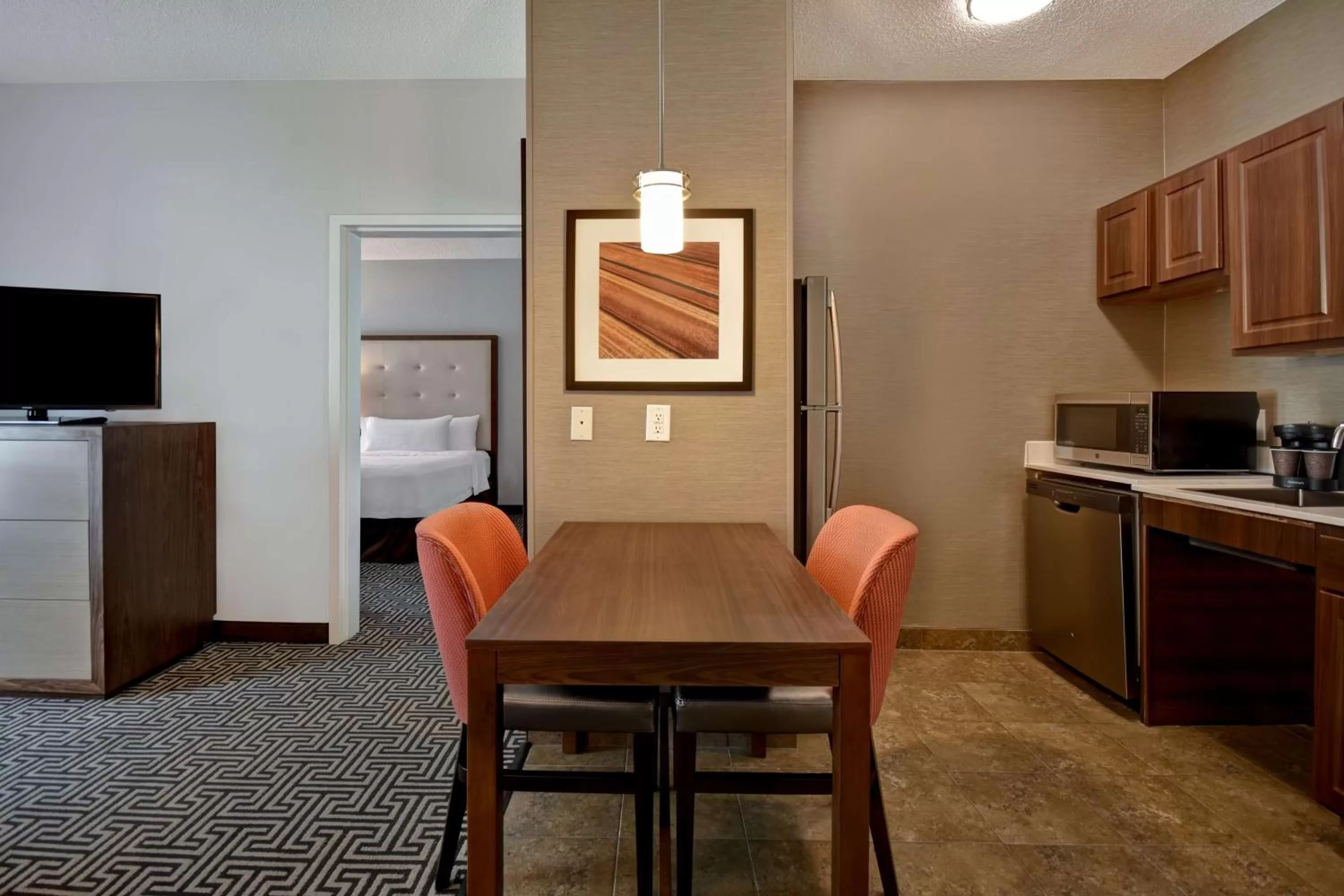 Kitchen or kitchenette in Homewood Suites By Hilton HOU Intercontinental Airport
