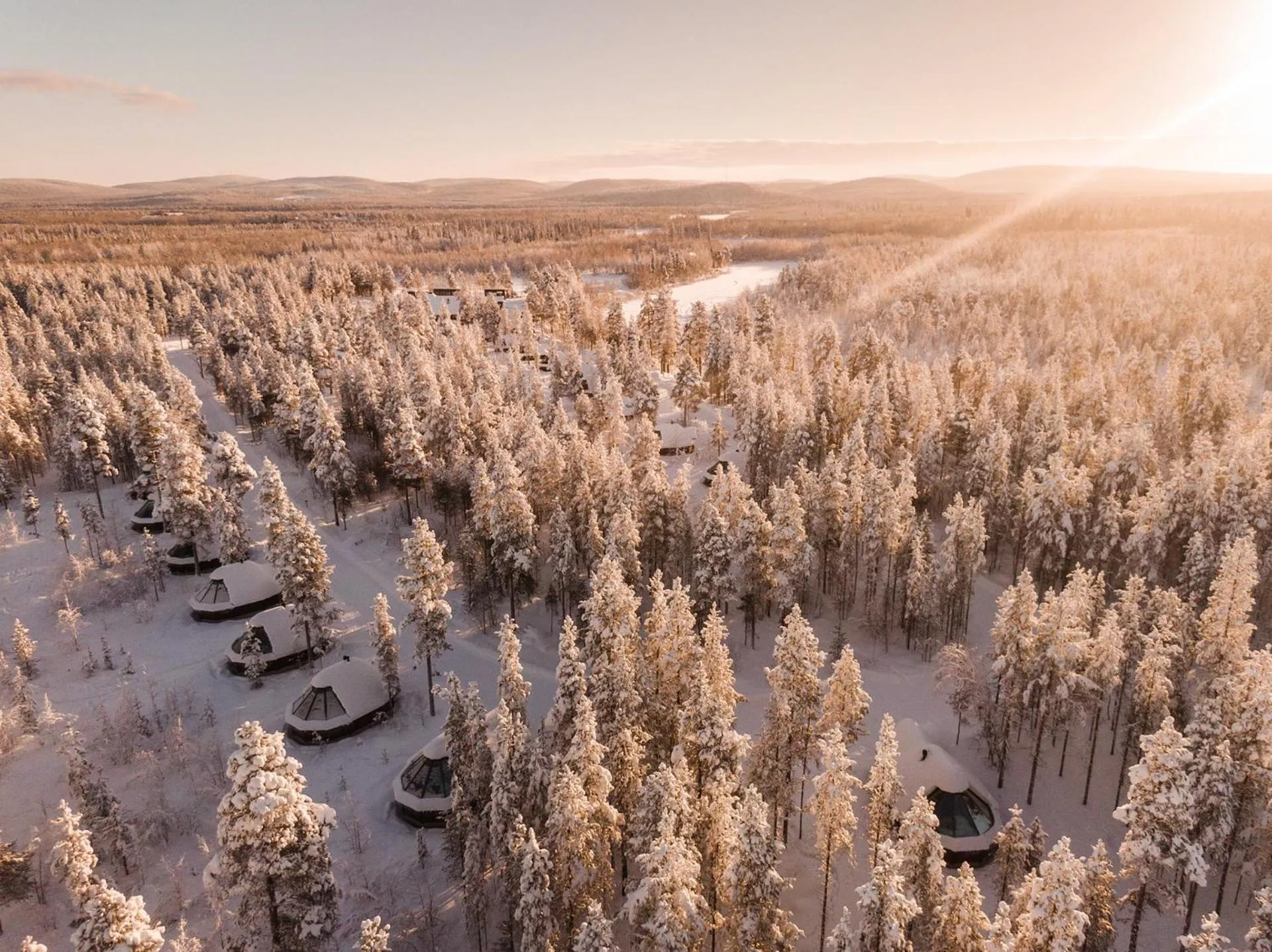 Property building in Aurora Village Ivalo