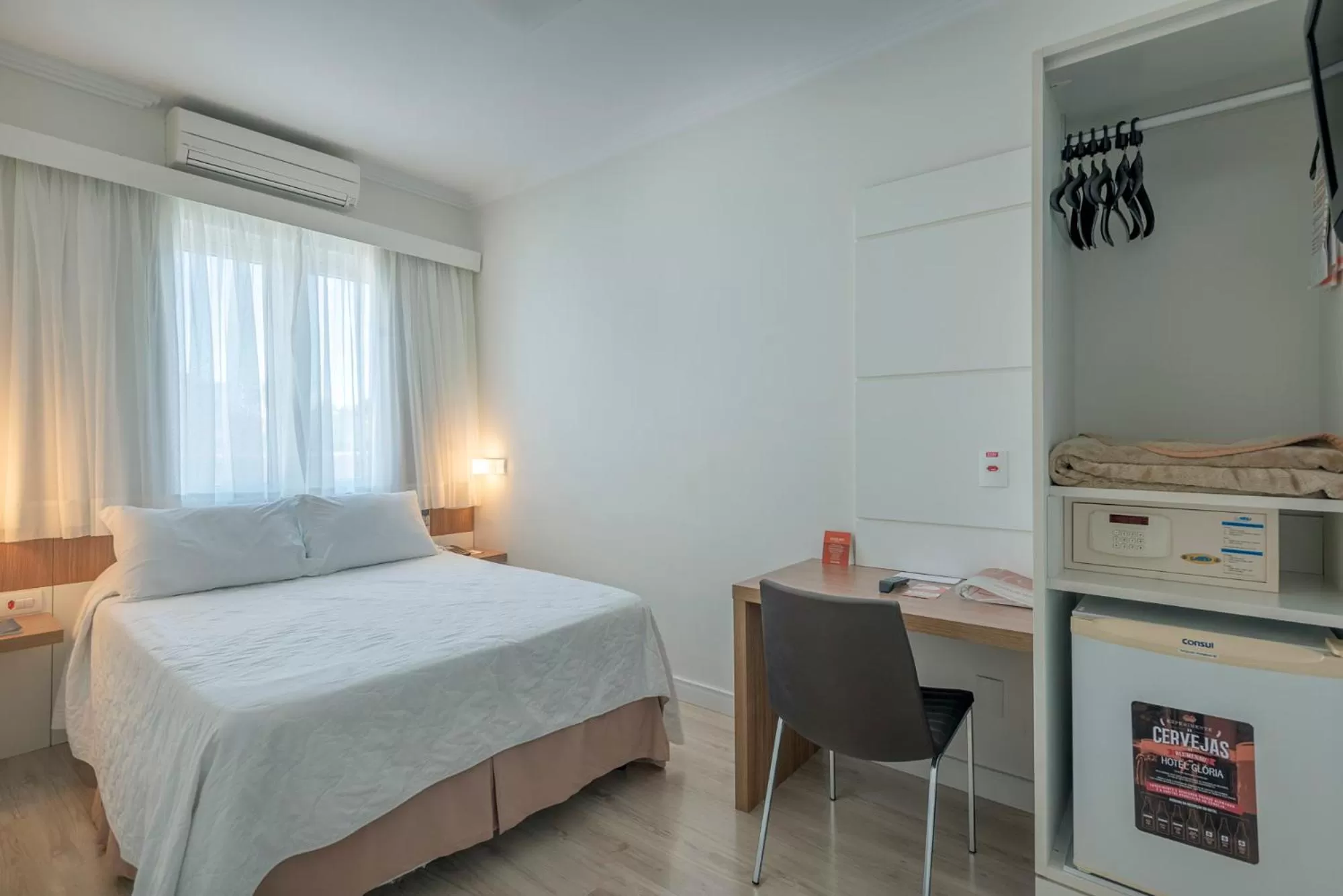 Bed in Hotel Glória Blumenau