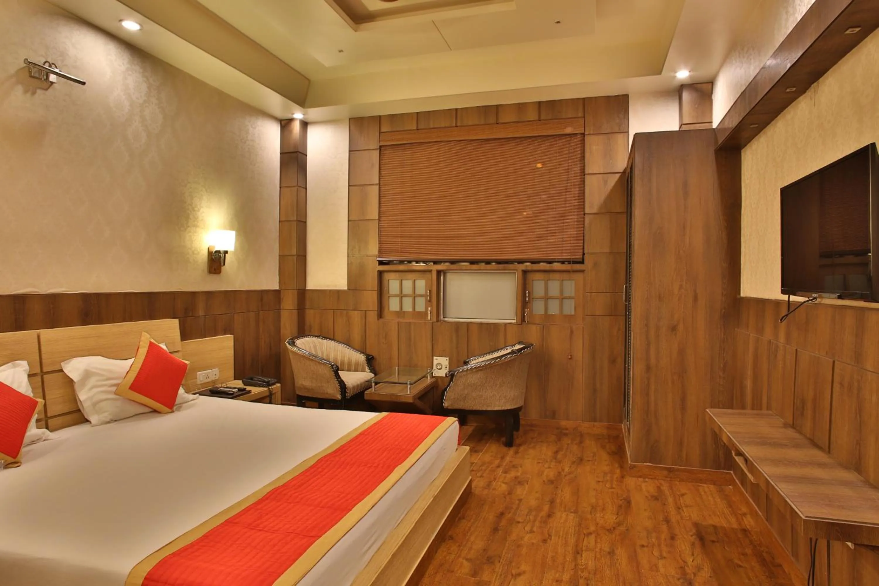 Bed in Hotel The Grand Chandiram