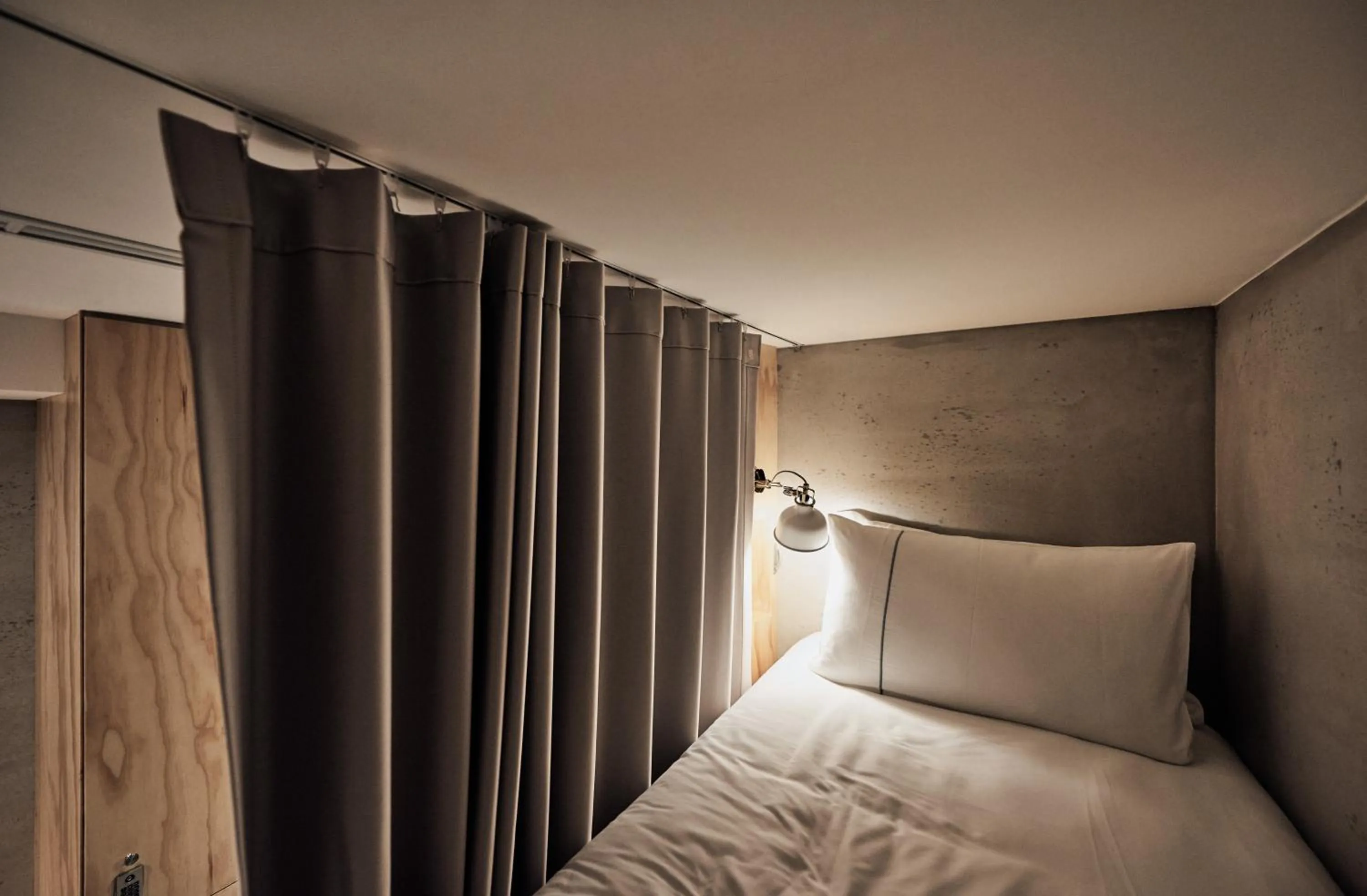 Decorative detail, Bed in Waterfront Hotel