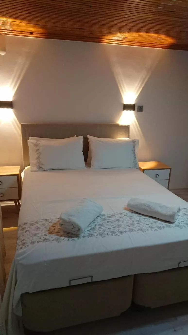 Night, Bed in Ali's Pension ada alis