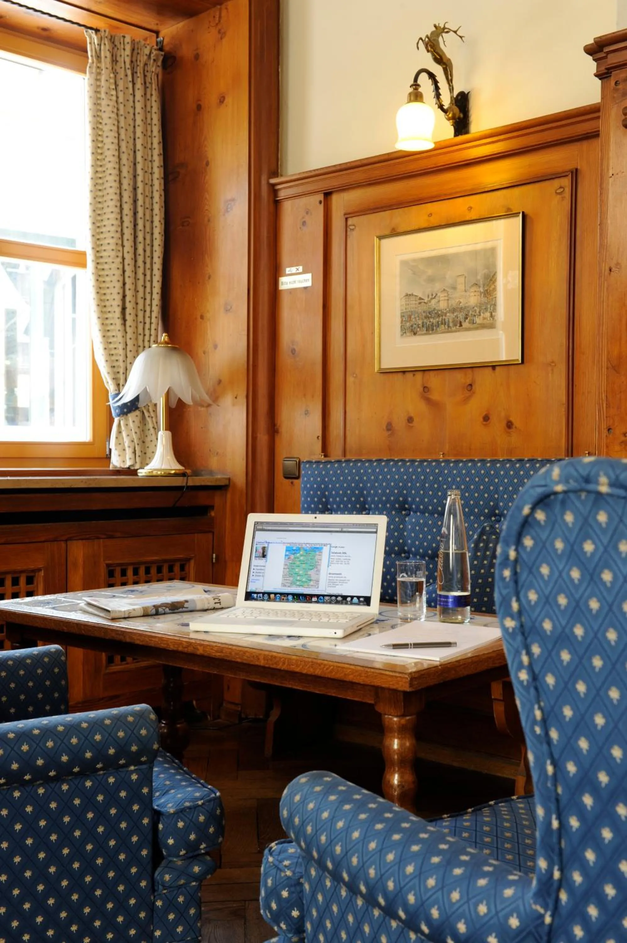 Lobby or reception in Hotel Blauer Bock