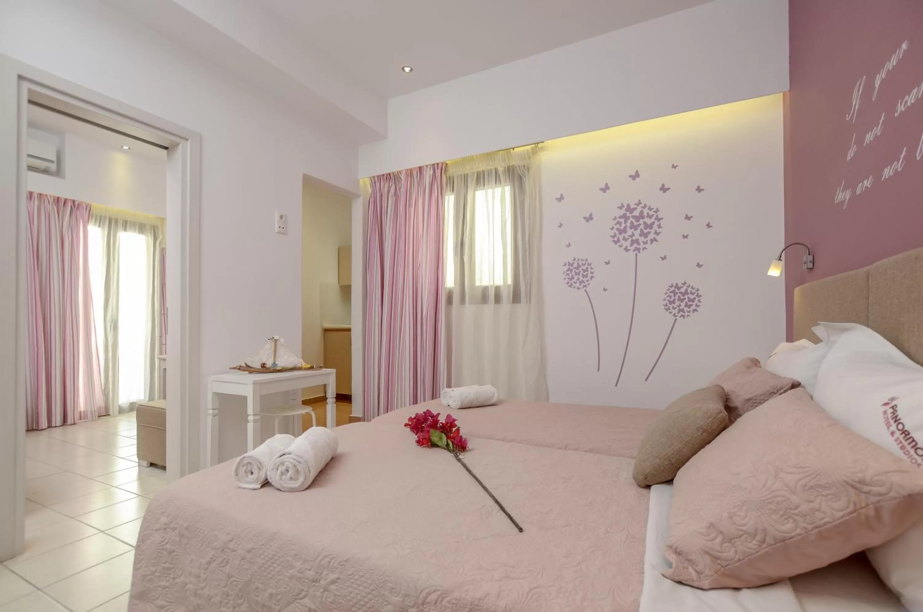 Bedroom, Bed in Panormos Hotel and Studios