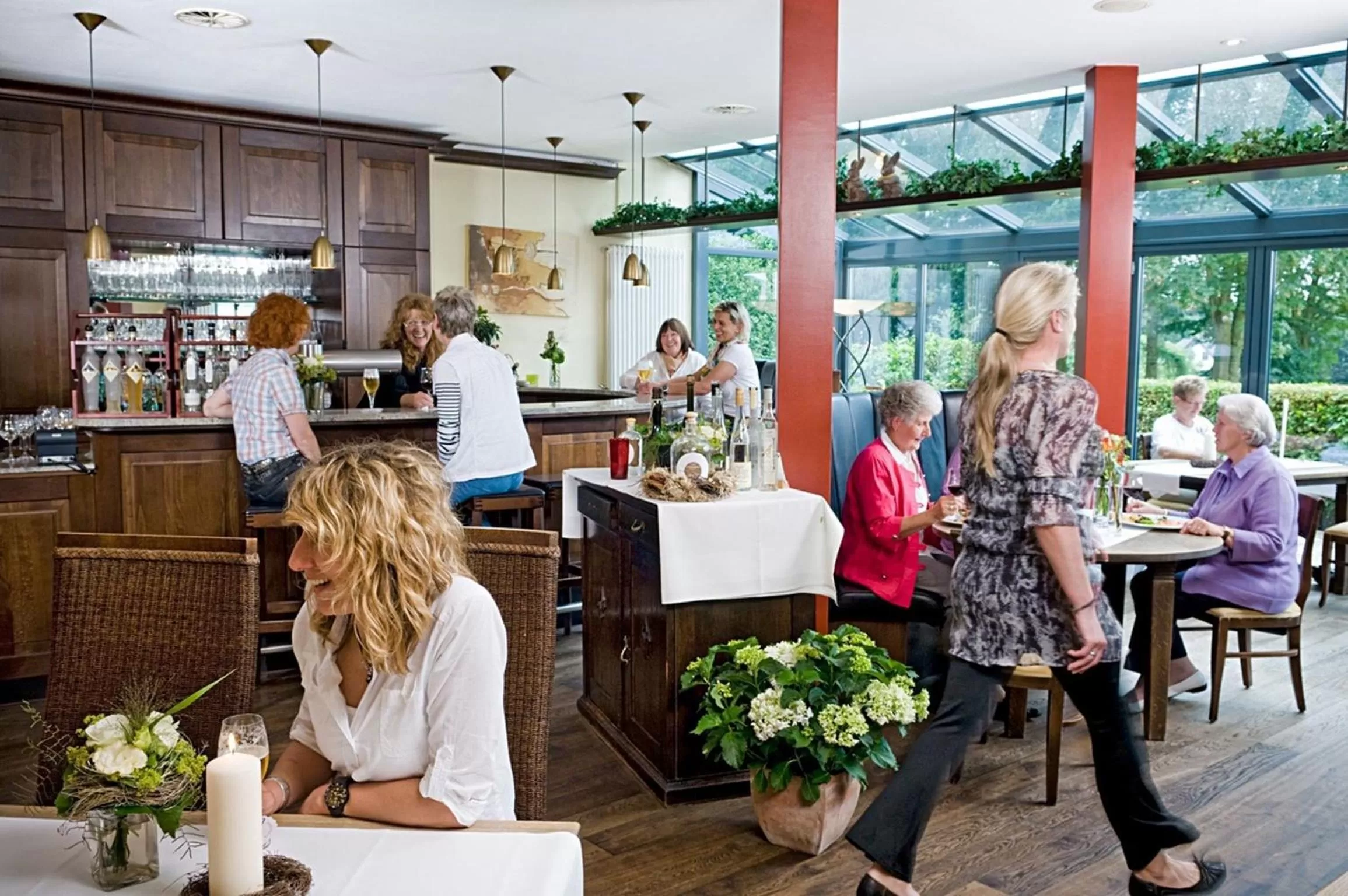 Lounge or bar in Landidyll Hotel zum Freden