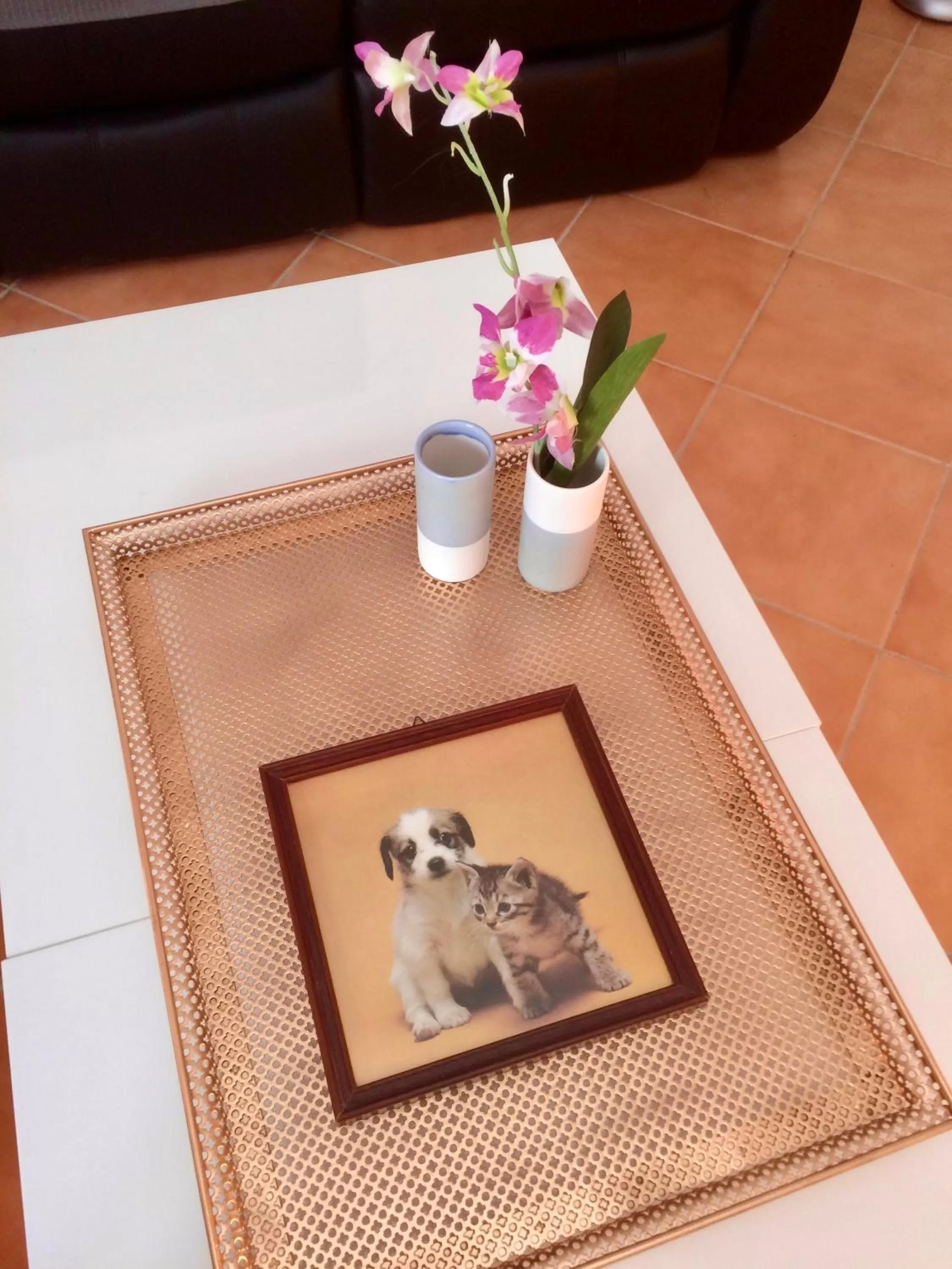 Decorative detail in Guesthouse Villa Rosa Berat