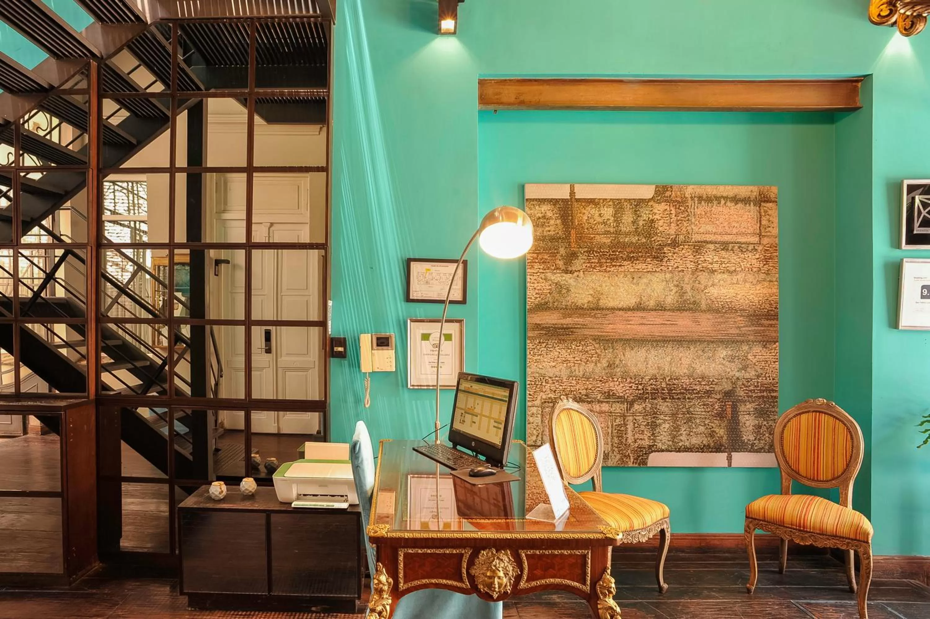 Lobby or reception in San Telmo Suites