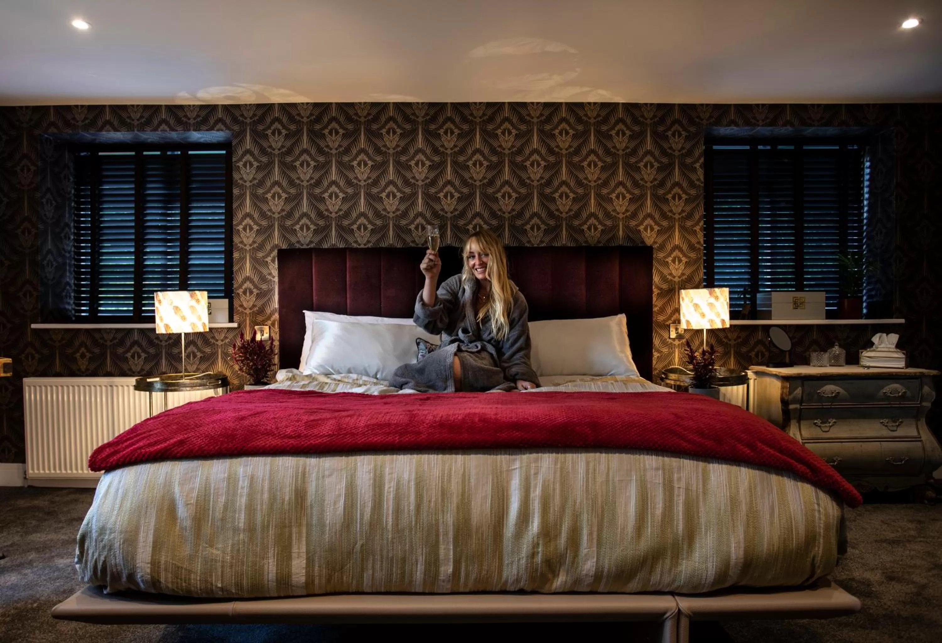 People, Bed in Broomhill Estate Boutique Art Hotel