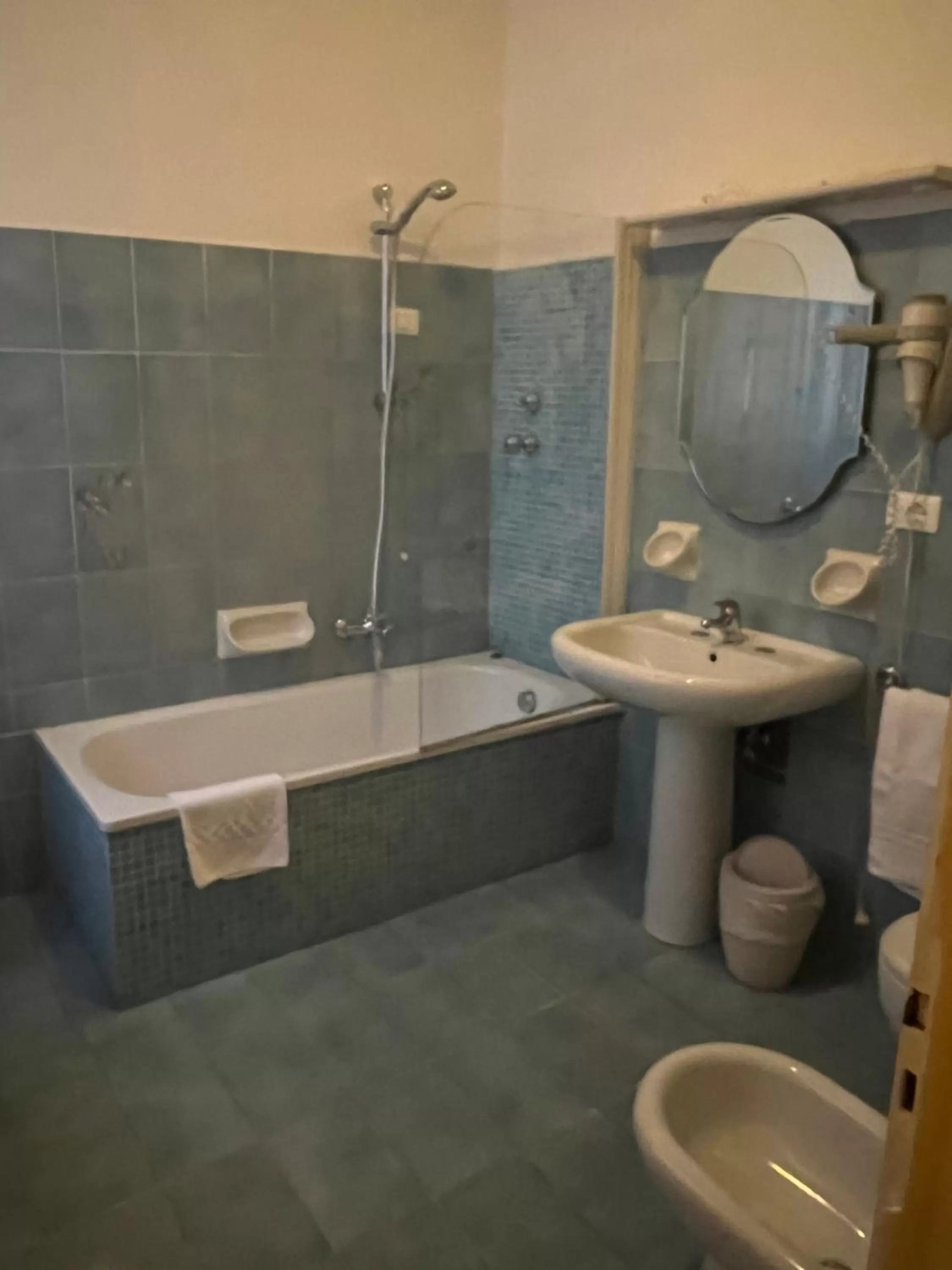 Shower in Hotel Villa Liana