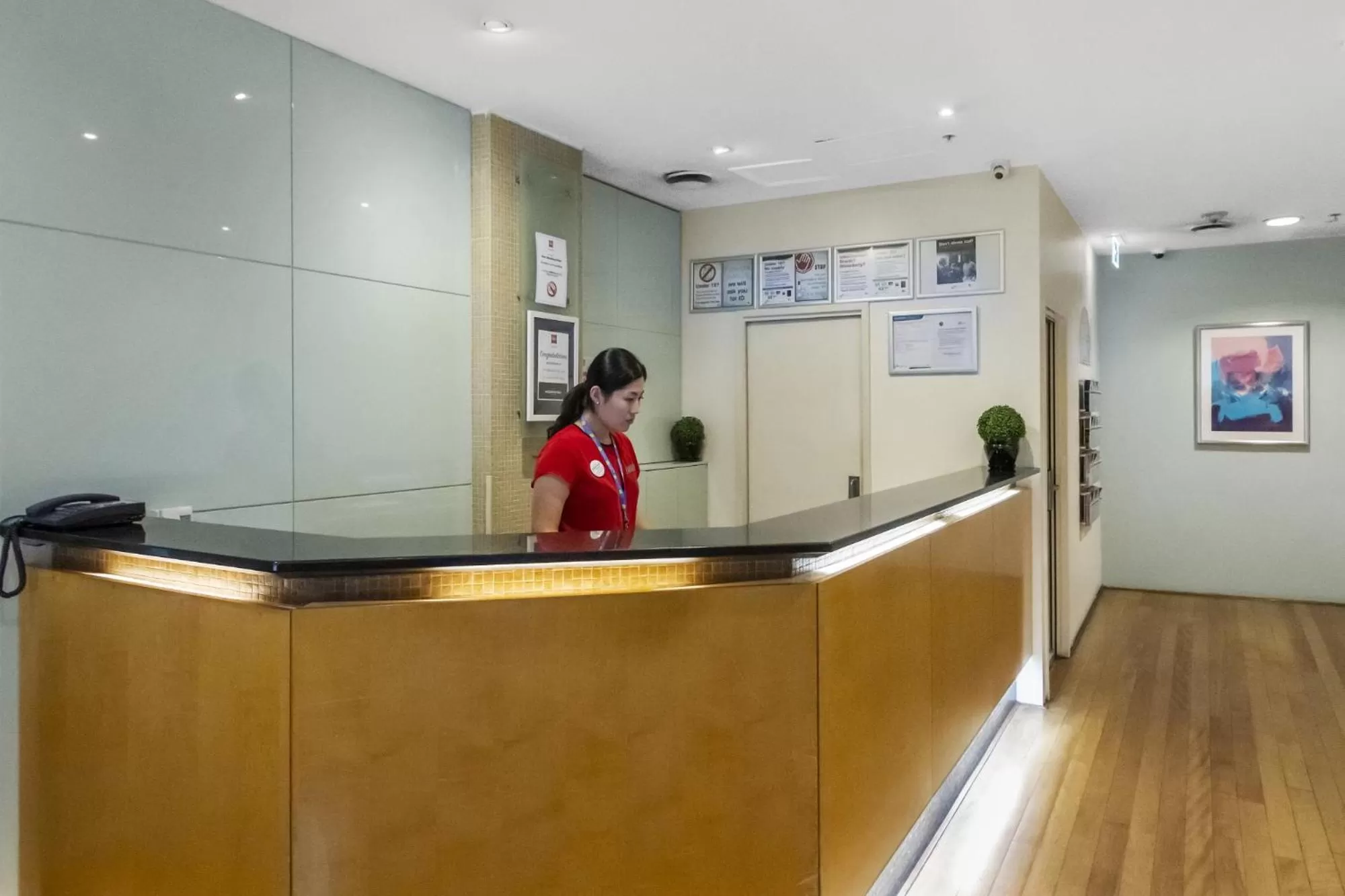 Lobby or reception in YEHS Hotel Melbourne CBD