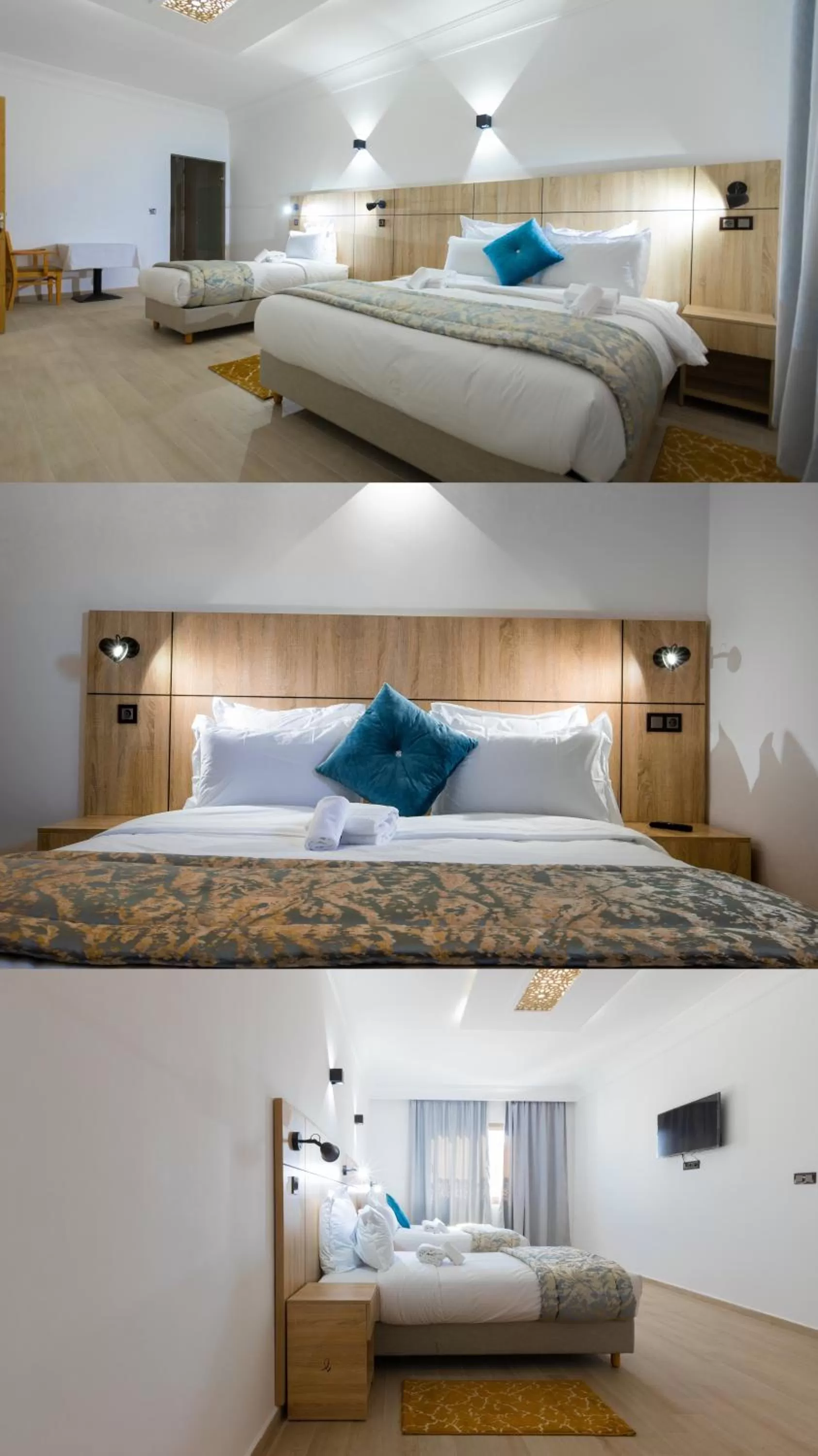 Bed in Karam City Hotel