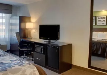 TV and multimedia, Bed in Sleep Inn Decatur I-72